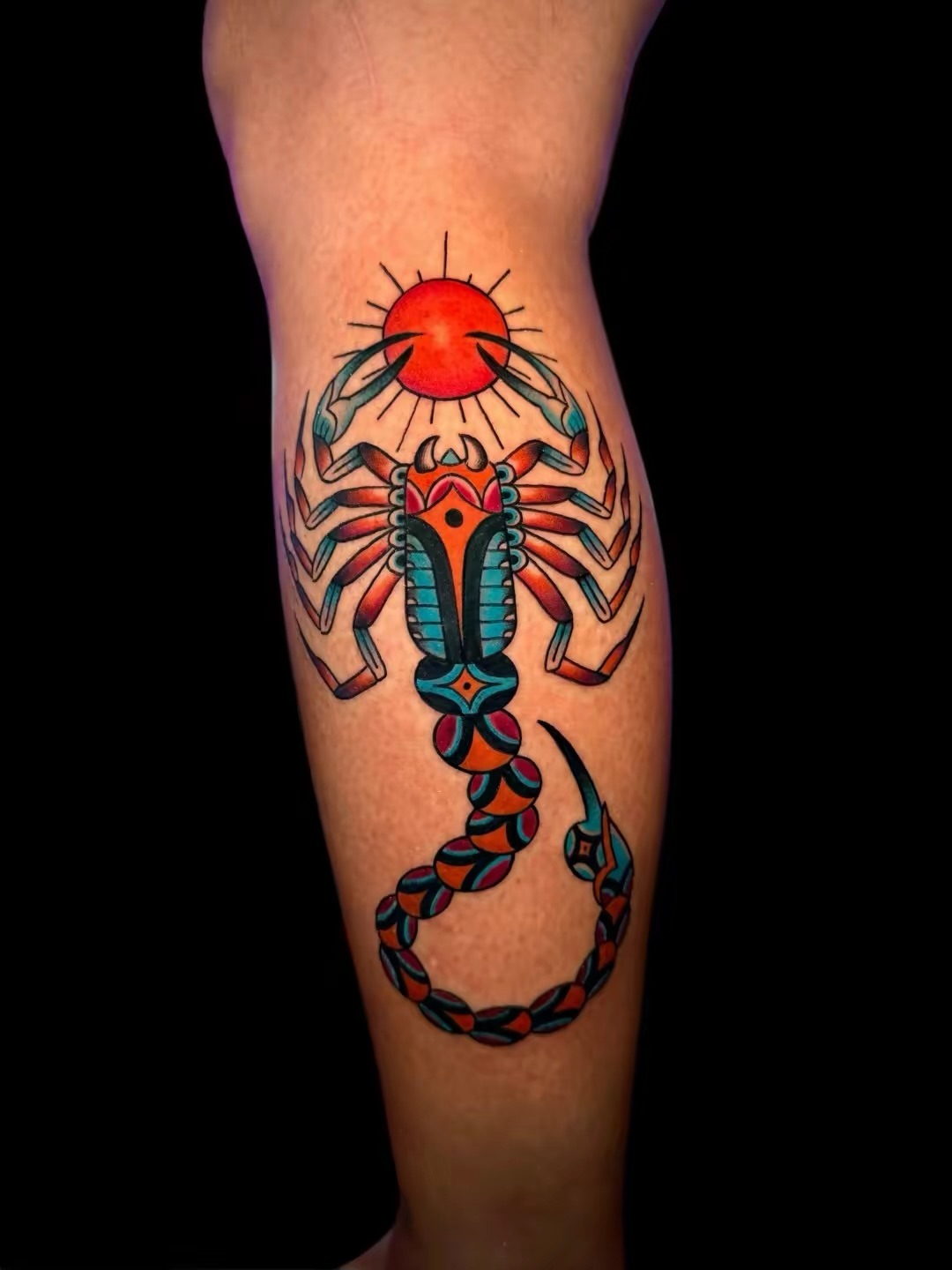 Tattoo by @inkdbydmo — american_traditional, geometric