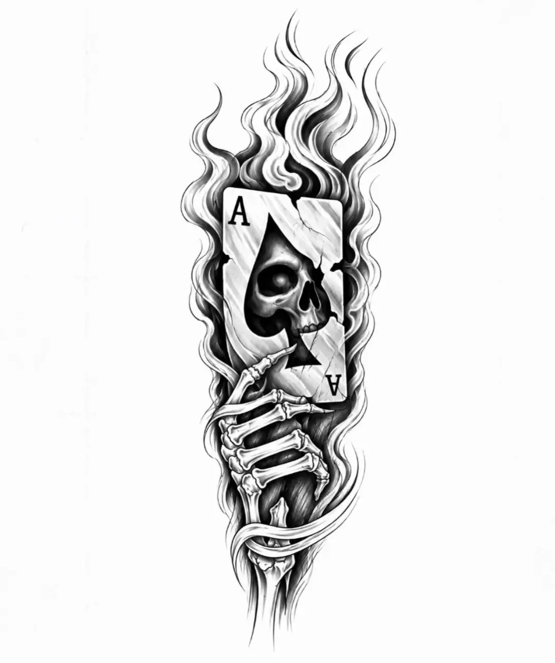 Tattoo by @dgzinn_ink โ black_and_grey, dark_realism