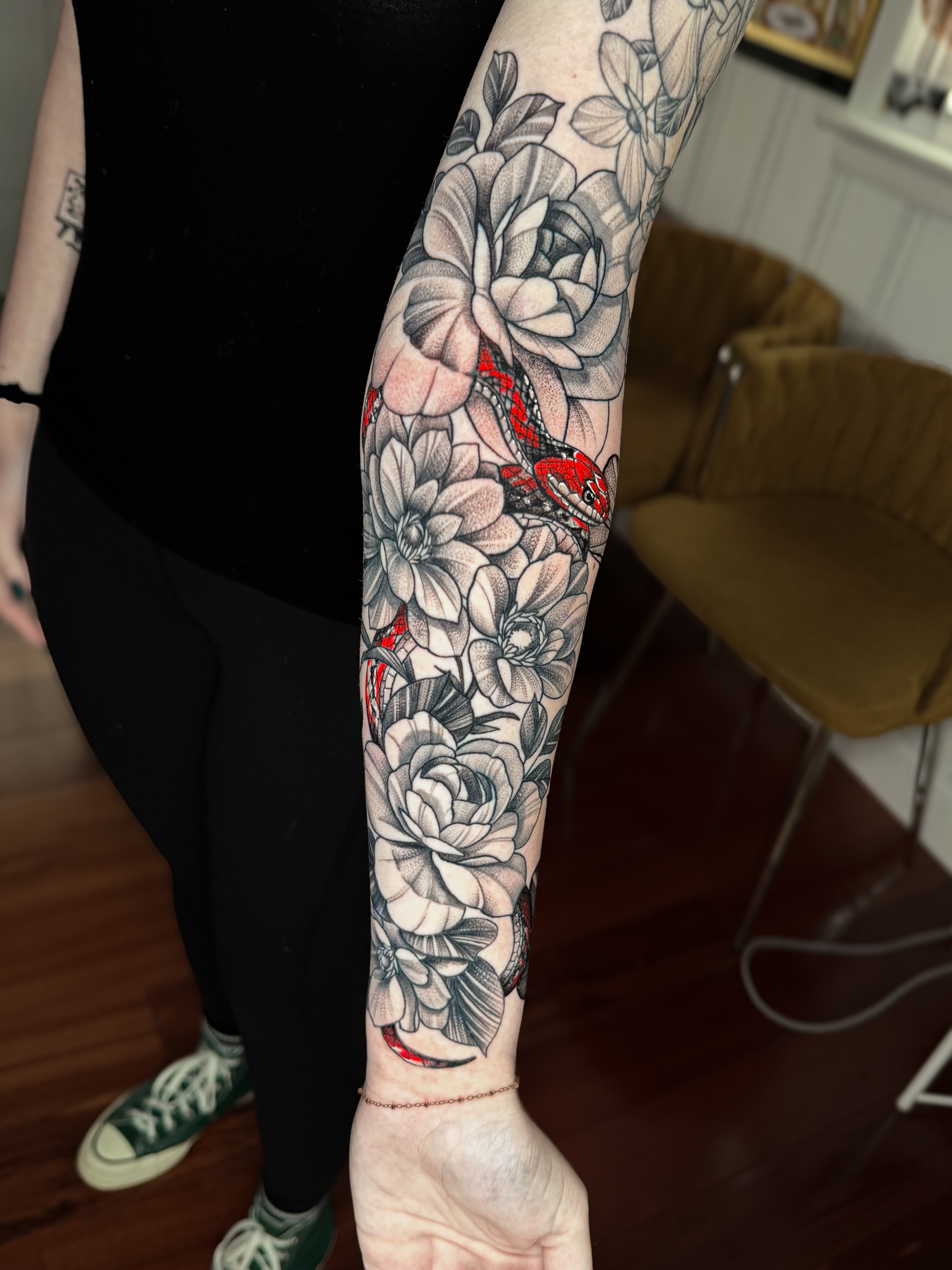 Tattoo by @imatattooer — black_and_grey, realism