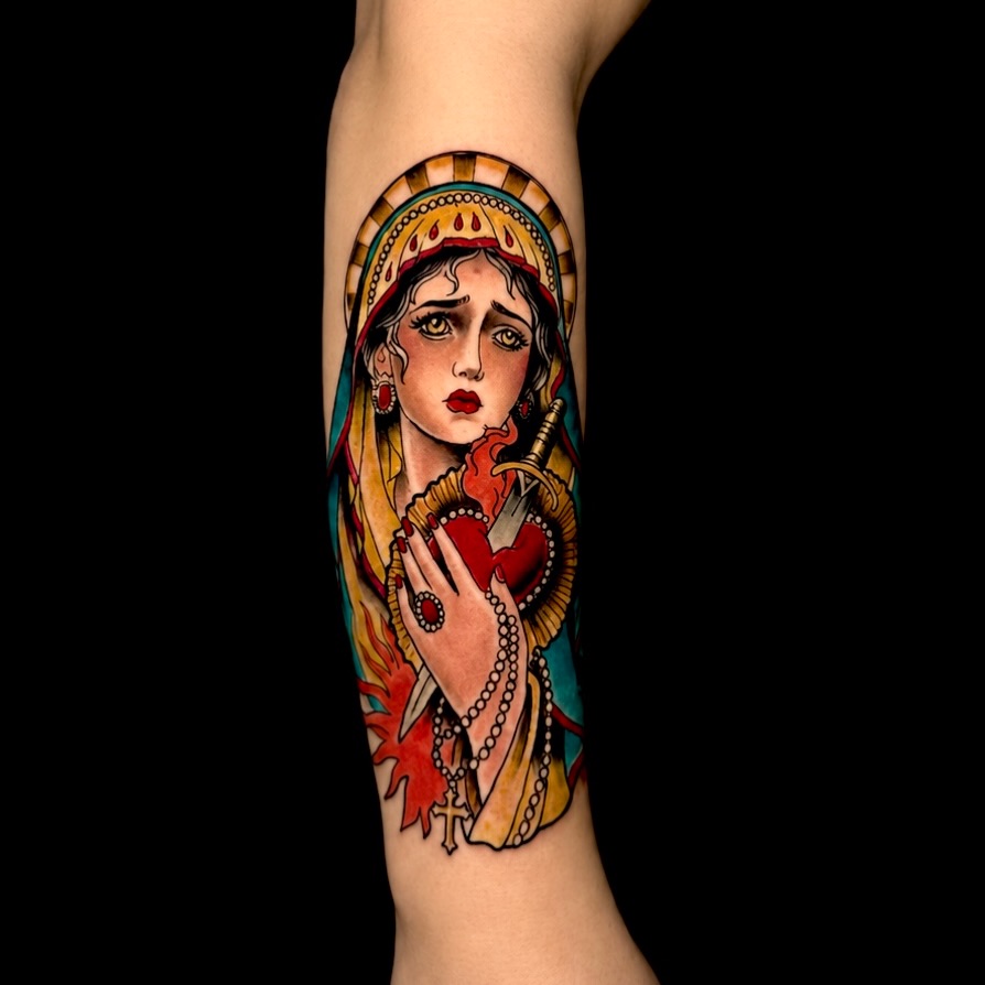 Tattoo by @joshmoontattoos โ neo_traditional, chicano