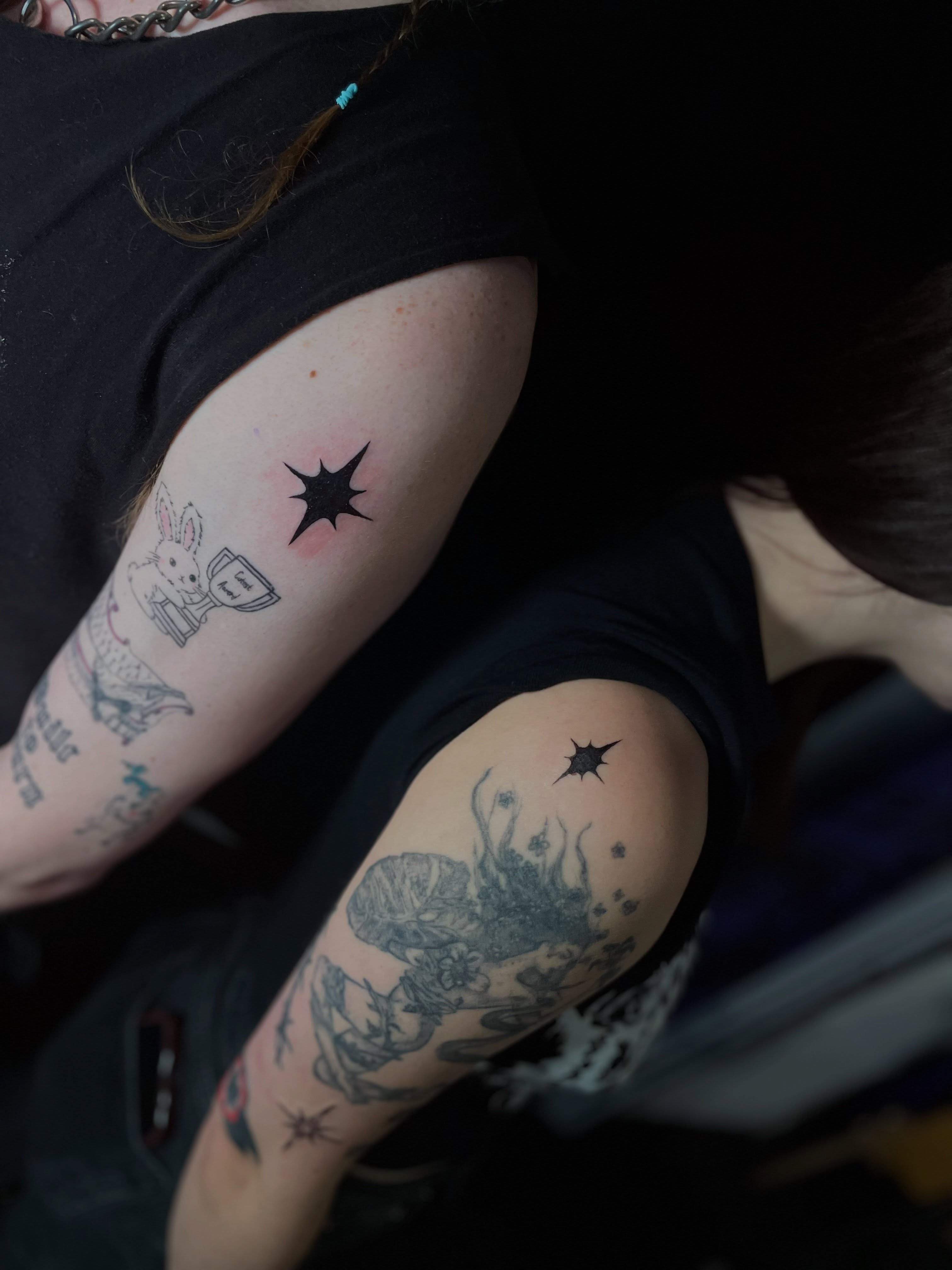 Tattoo by @mayhurtafly — black_and_grey