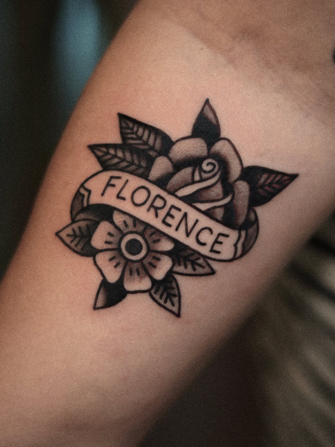 Tattoo by @dylantattoosme — american_traditional, lettering_script