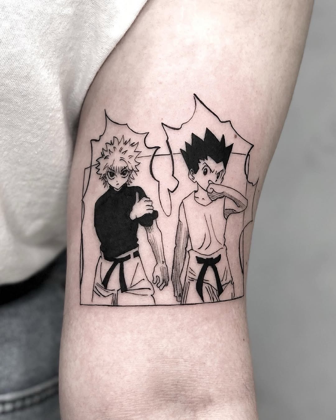 Tattoo by @godlikeadog โ anime
