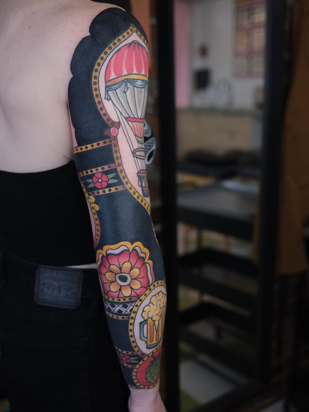 Tattoo by @jamesmaxwelltattoos — american_traditional, neo_traditional