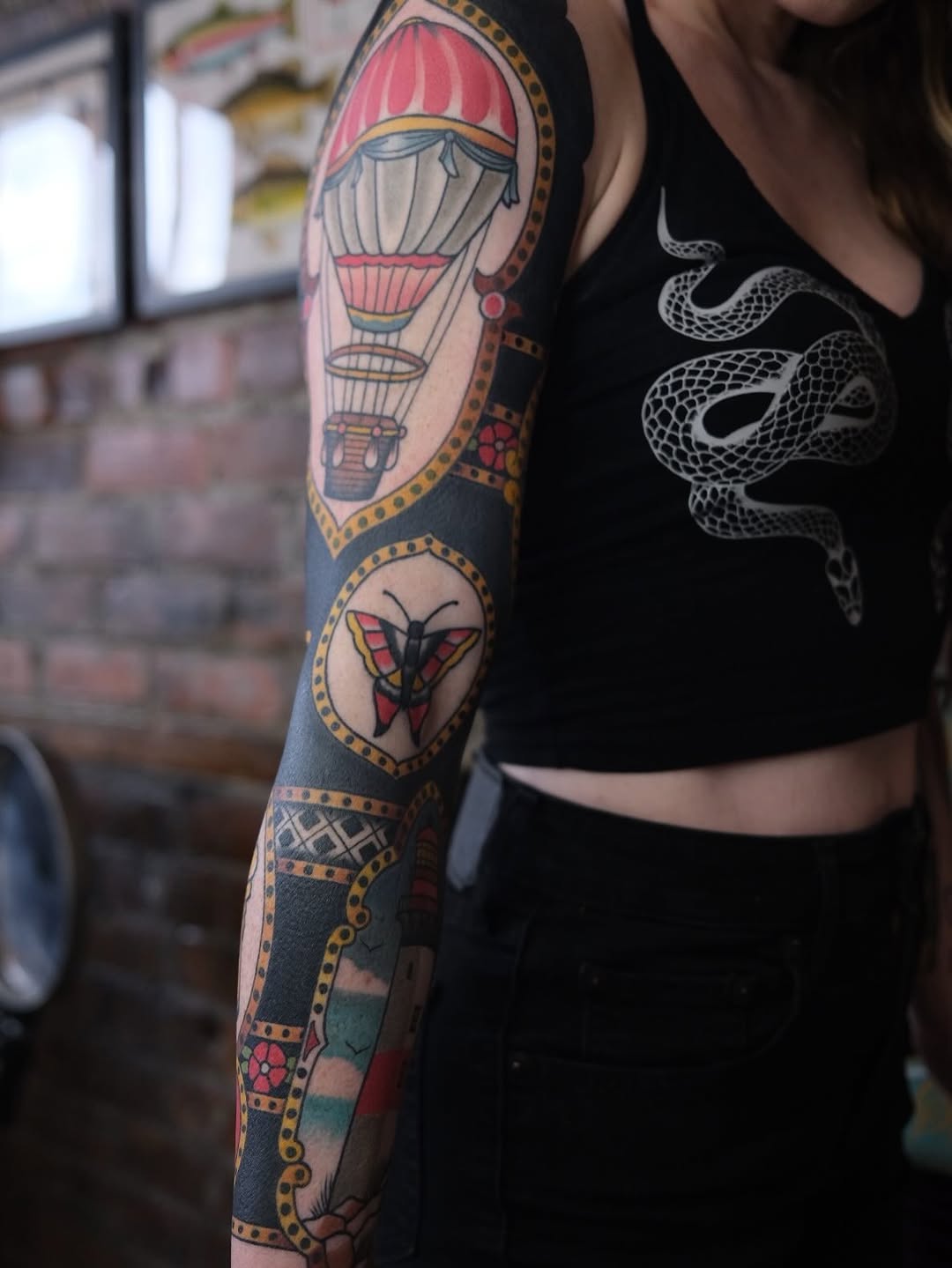 Tattoo by @jamesmaxwelltattoos — american_traditional, blackwork