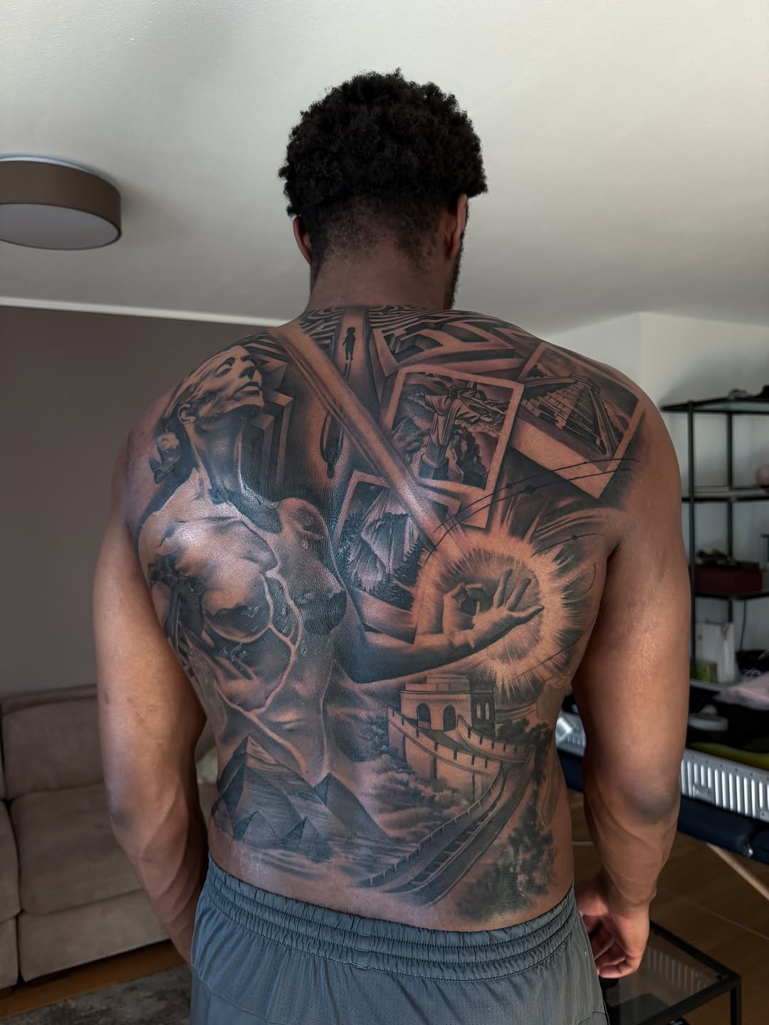 Tattoo by @cakeduplok — realism, black_and_grey