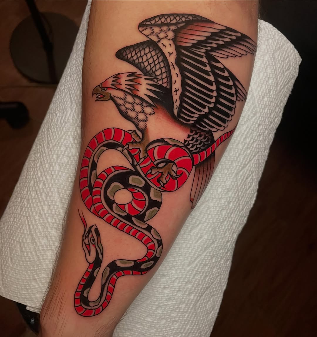 Tattoo by @nobletattoo — american_traditional