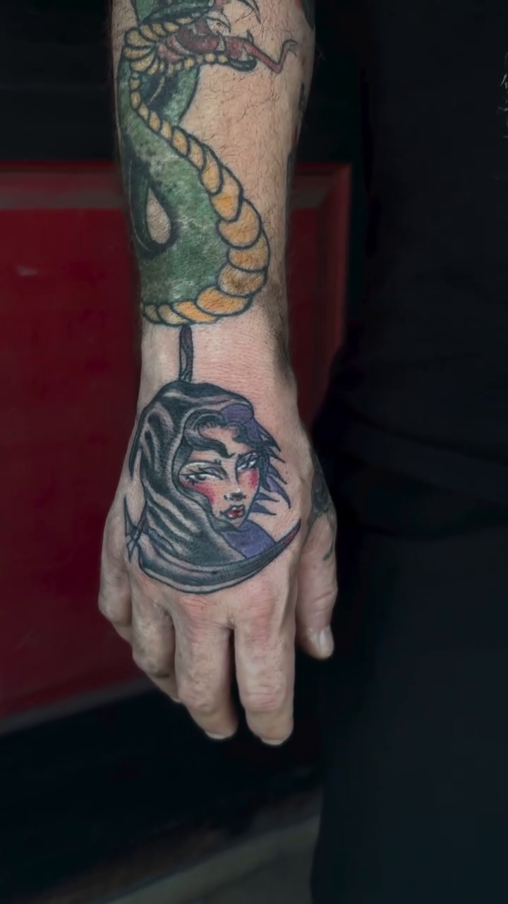 Tattoo by @goldmantattoos — neo_traditional, black_and_grey