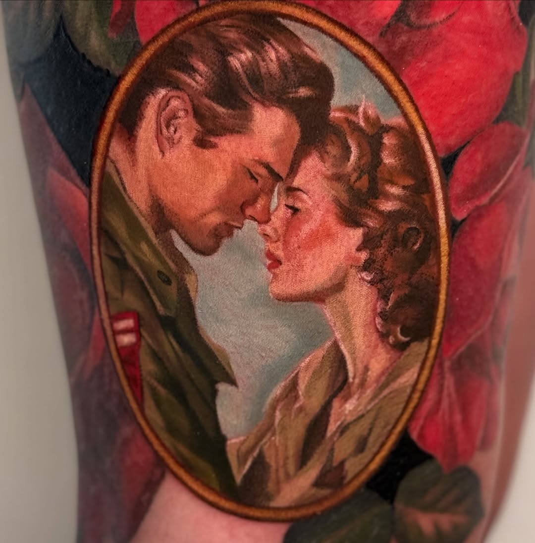 Tattoo by @pokiepookie — realism, trash_polka