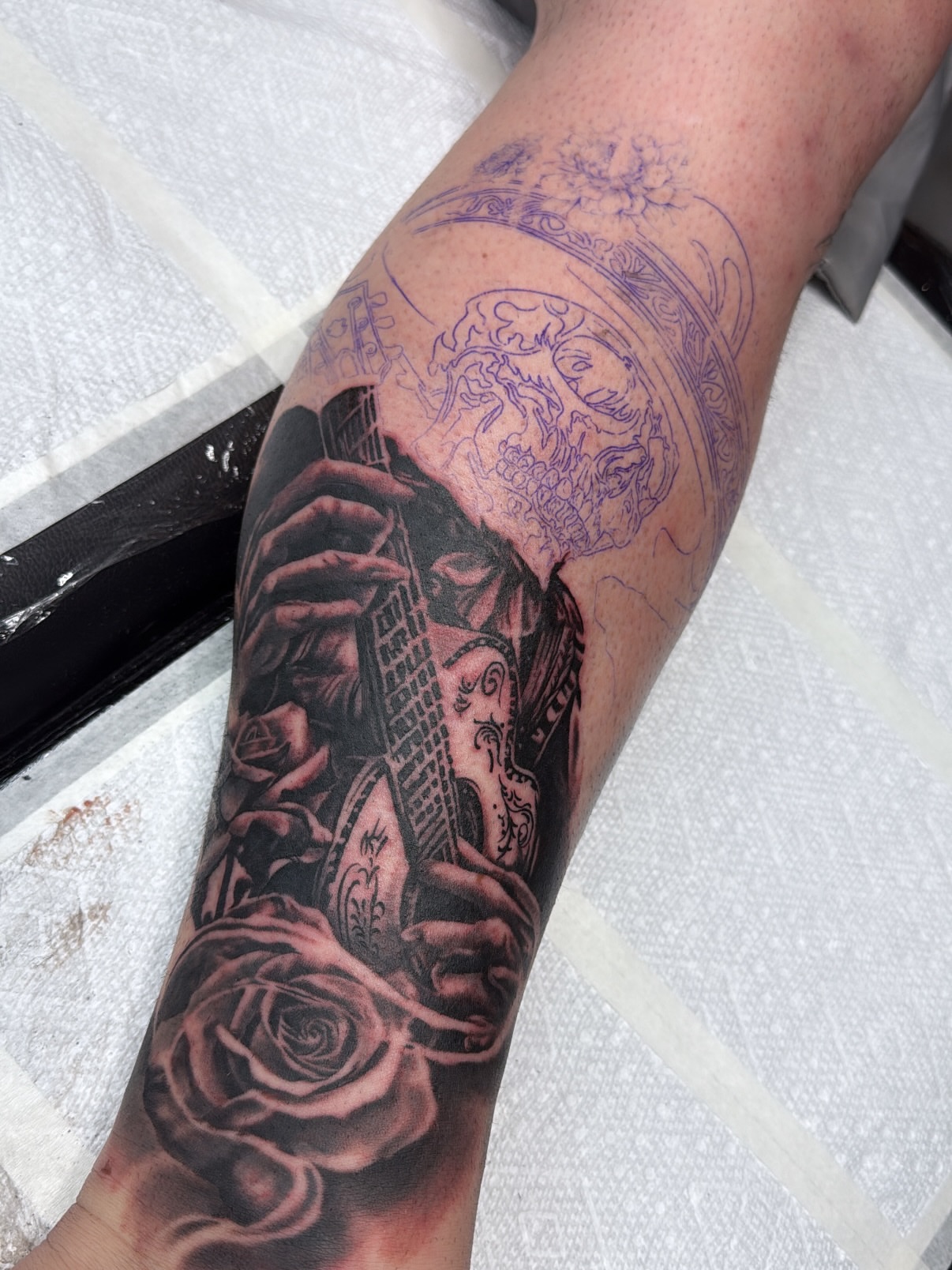 Tattoo by @jaydevito_tattoos — black_and_grey, realism