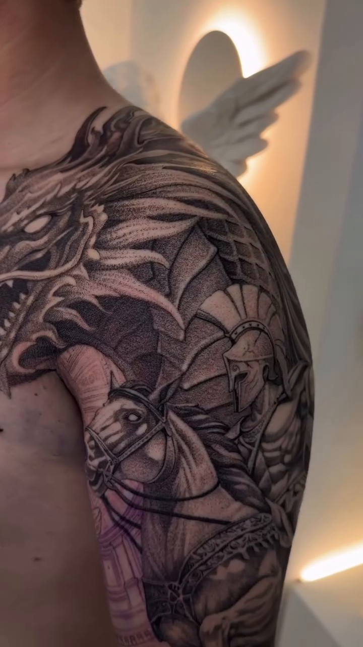Tattoo by @cot_tattoo — realism, black_and_grey