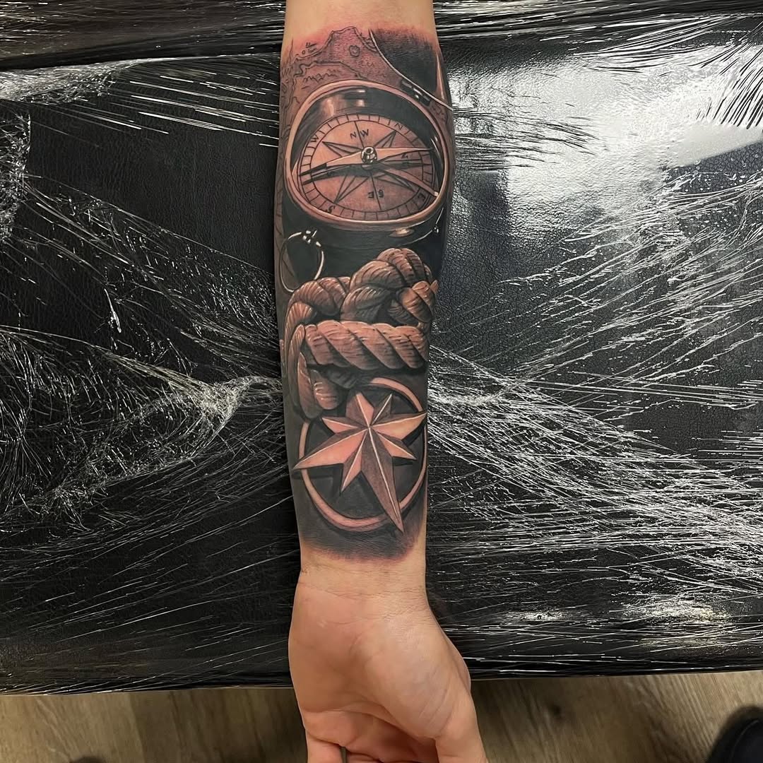 Tattoo by @marky_chavez โ realism, black_and_grey