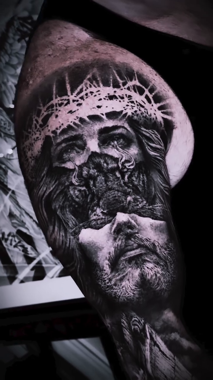 Tattoo by @shanesmith_ink — black_and_grey, realism