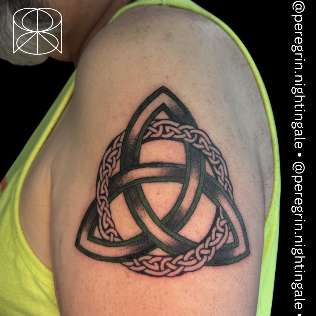 Tattoo by @peregrin.nightingale — geometric