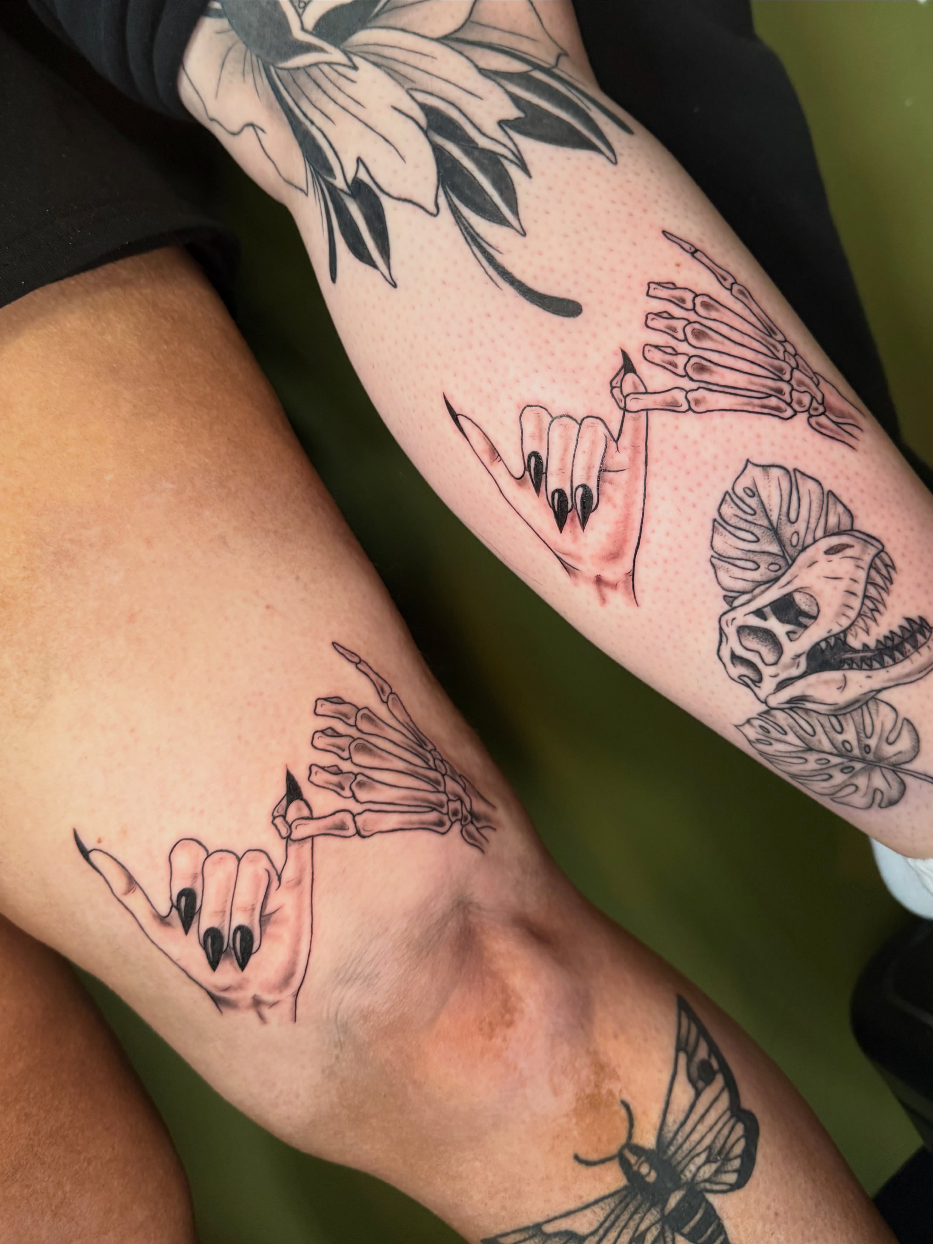 Tattoo by @sumsumtattoos — dotwork, black_and_grey