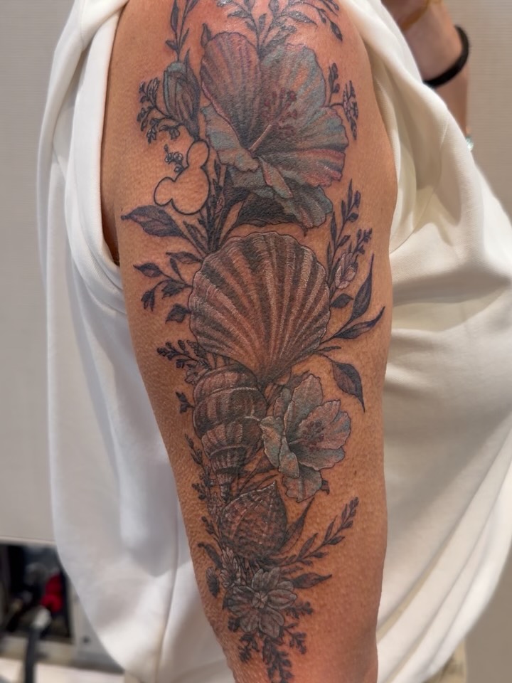 Tattoo by @sheannatattoo — realism, black_and_grey