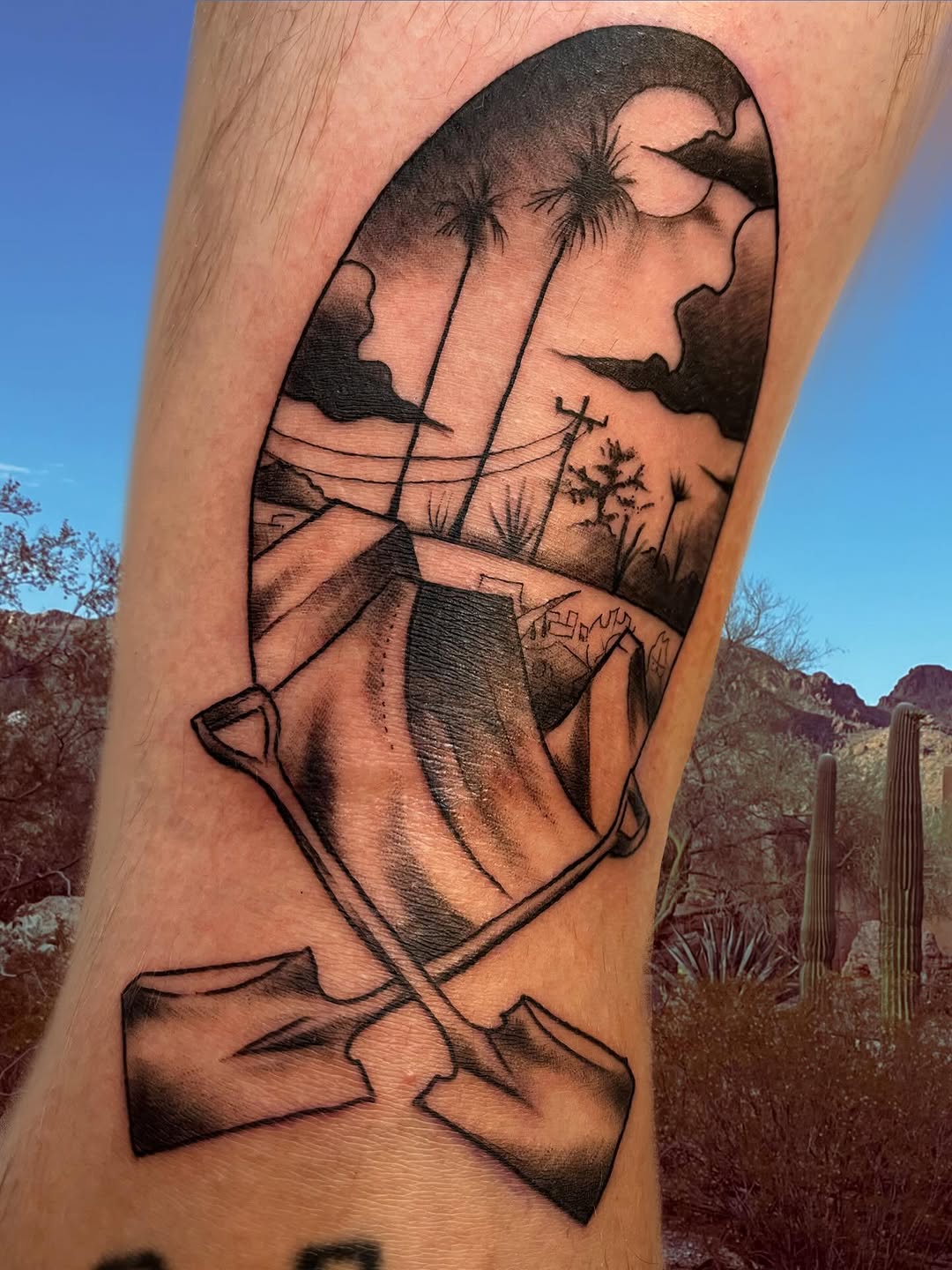 Tattoo by @bloodnfate — black_and_grey, realism