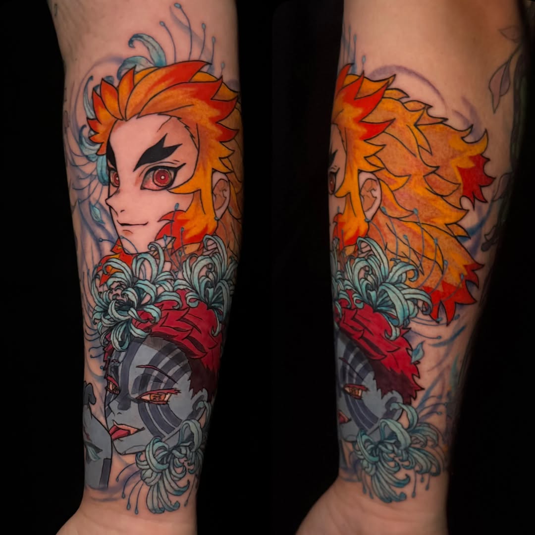 Tattoo by @goulish.tattoos — anime, neo_traditional