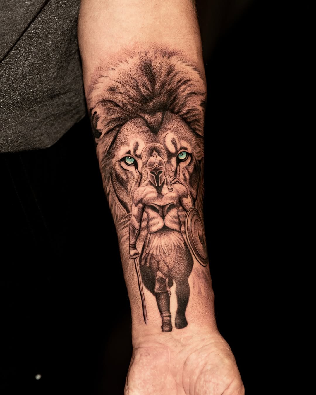 Tattoo by @johnpereztattoos — realism, black_and_grey