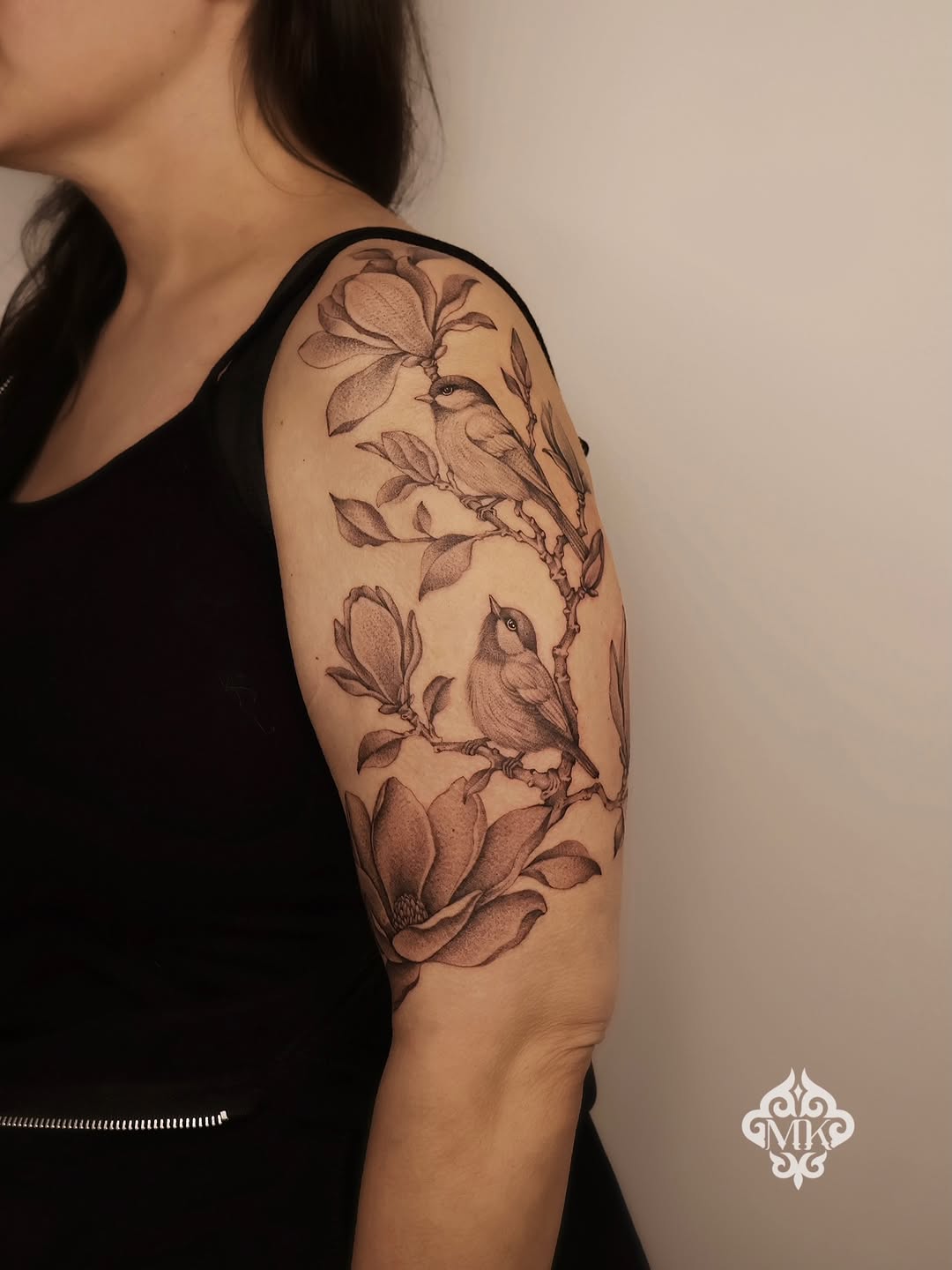 Tattoo by @millakastattoos β realism, black_and_grey