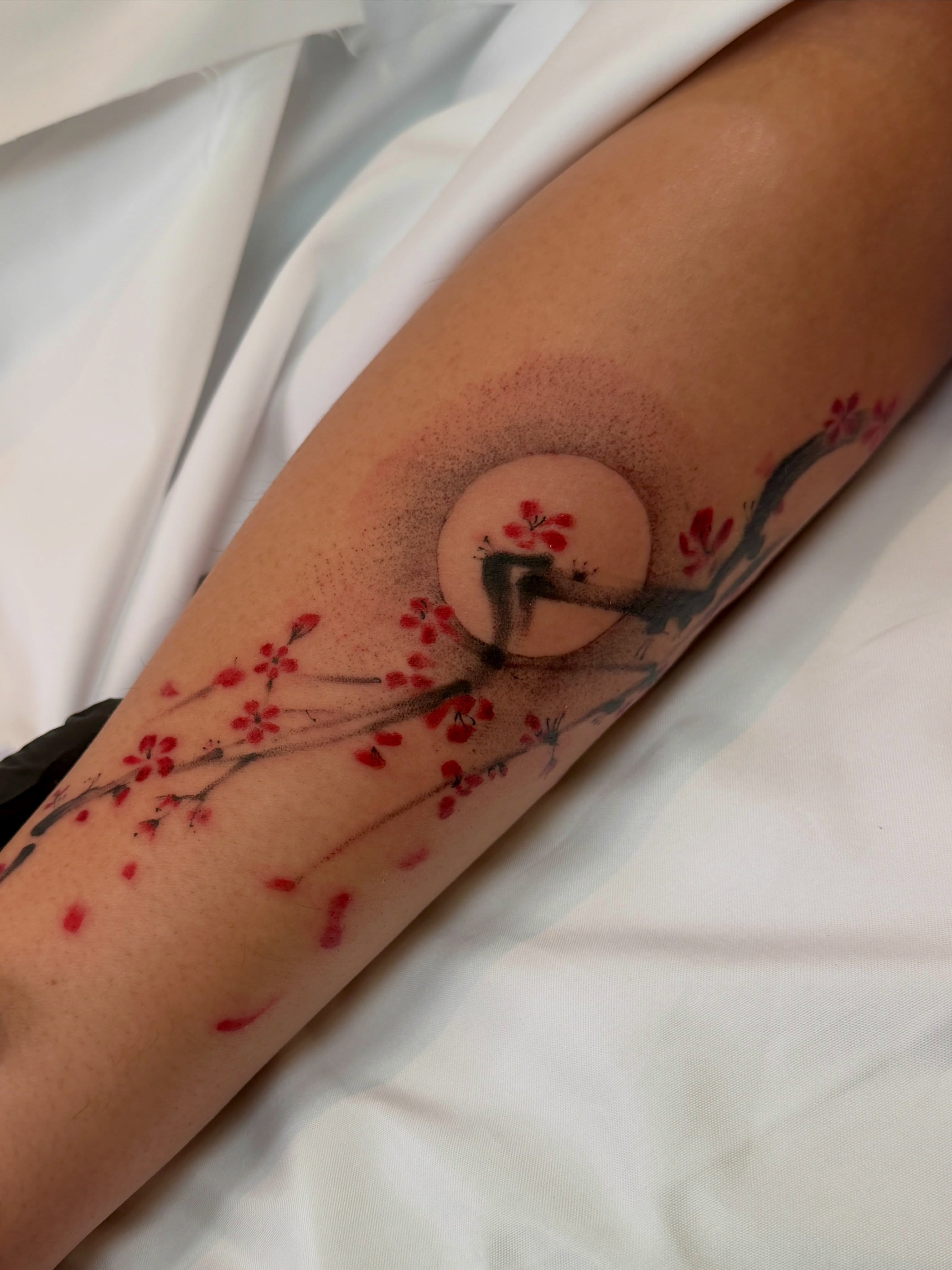 Tattoo by @lulu.ttttttt — dotwork, japanese_irezumi
