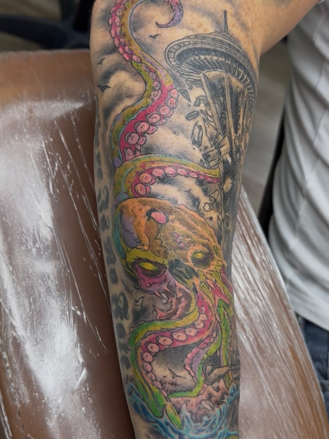 Tattoo by @mountpeaktattoo — new_school, surrealism