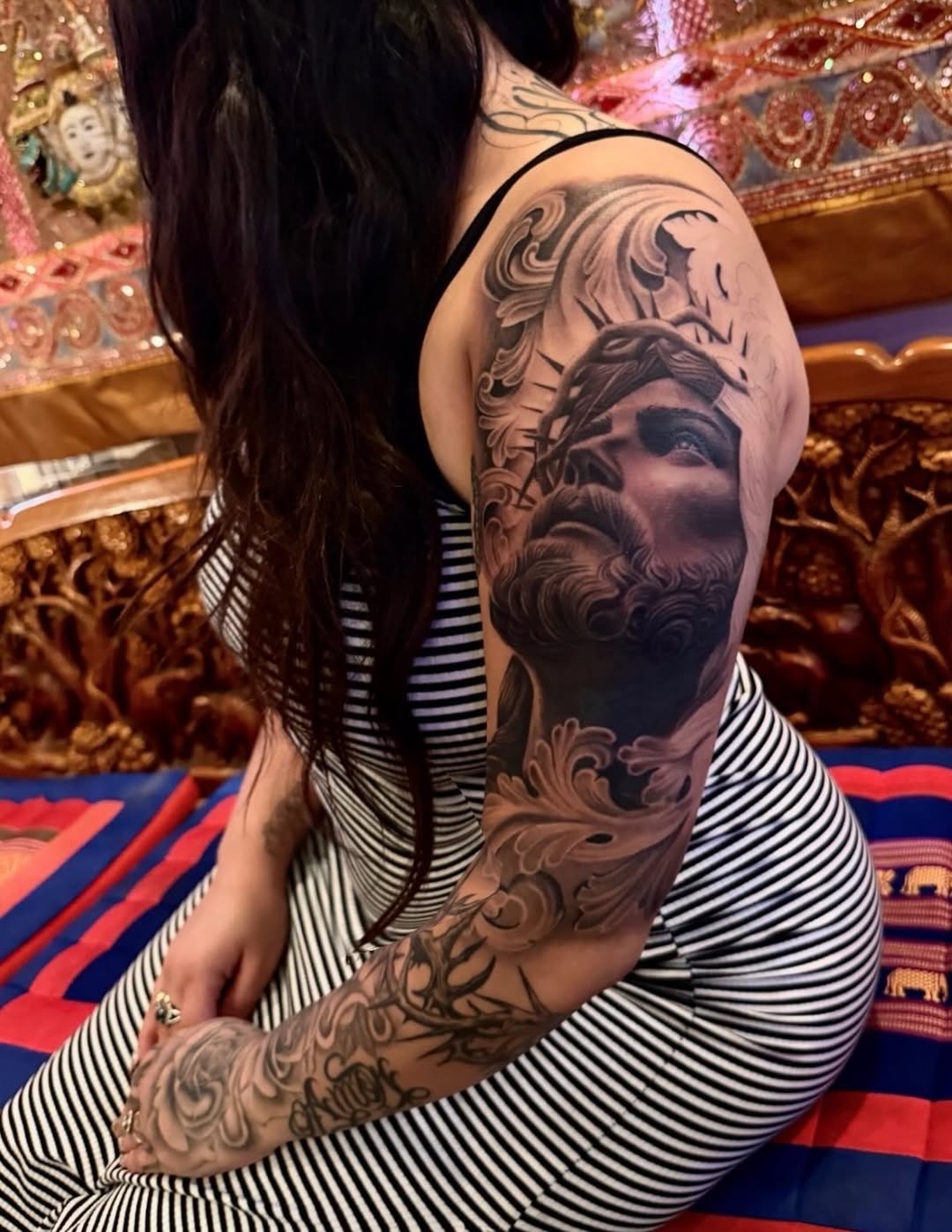 Tattoo by @skullsionink β realism, black_and_grey