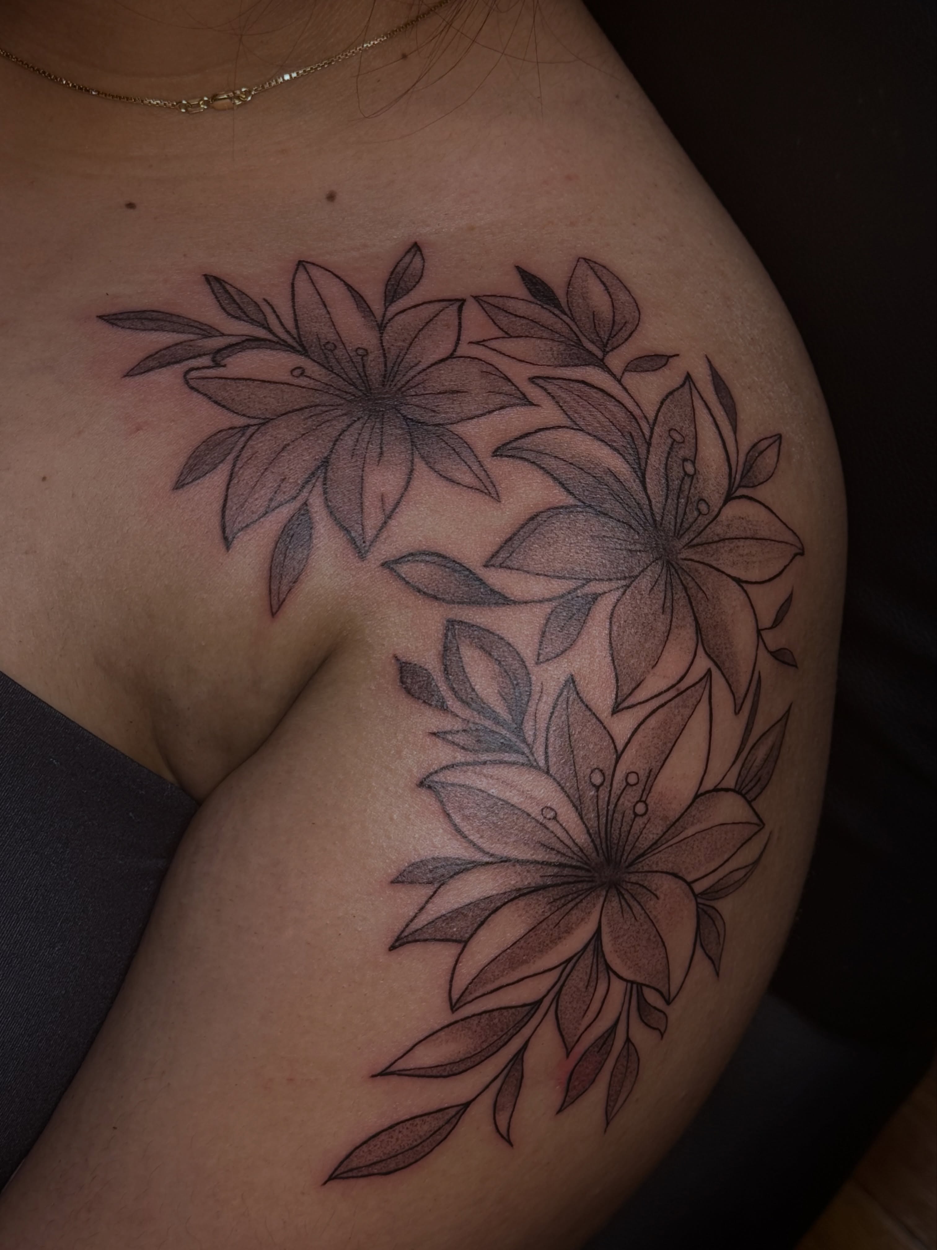 Tattoo by @sosie.tattoo โ black_and_grey