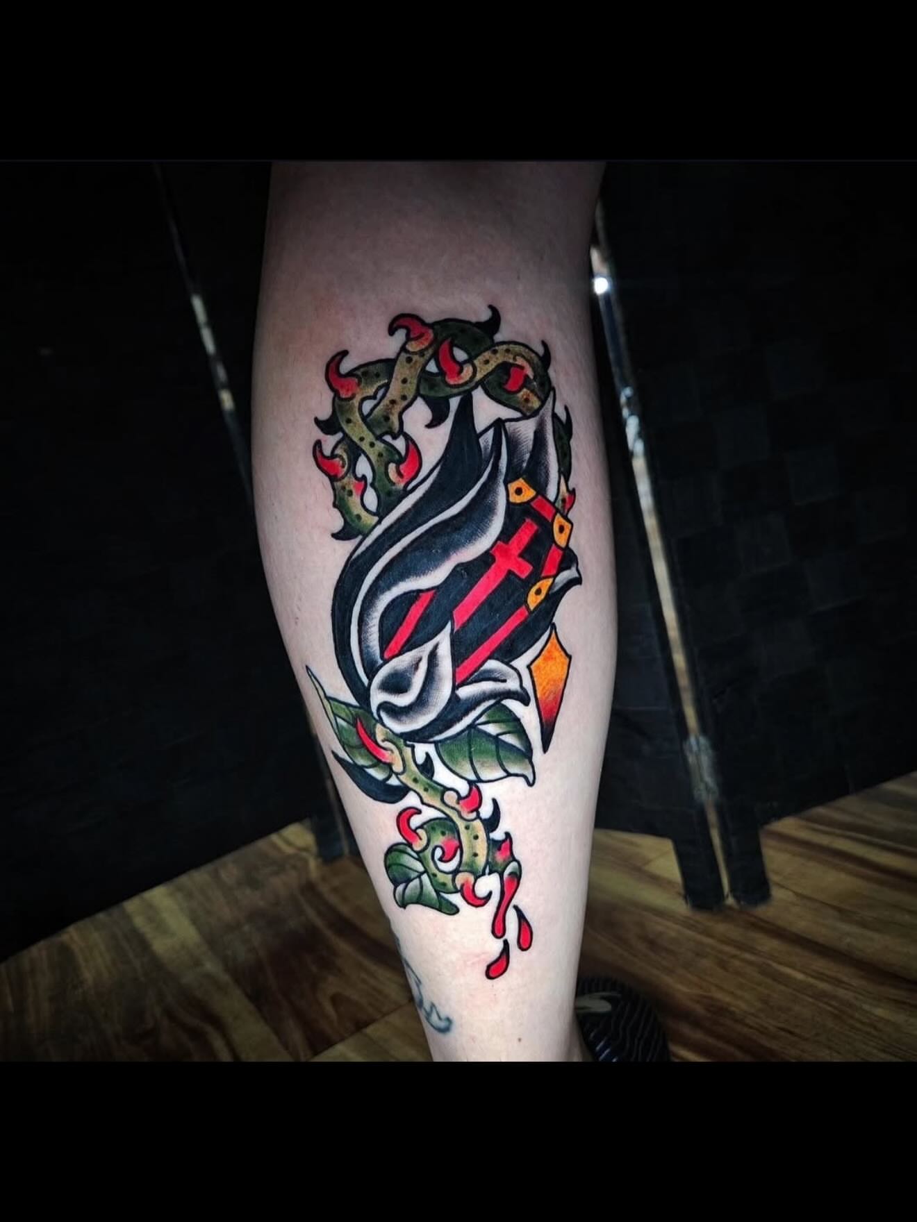 Tattoo by @celinaward — american_traditional