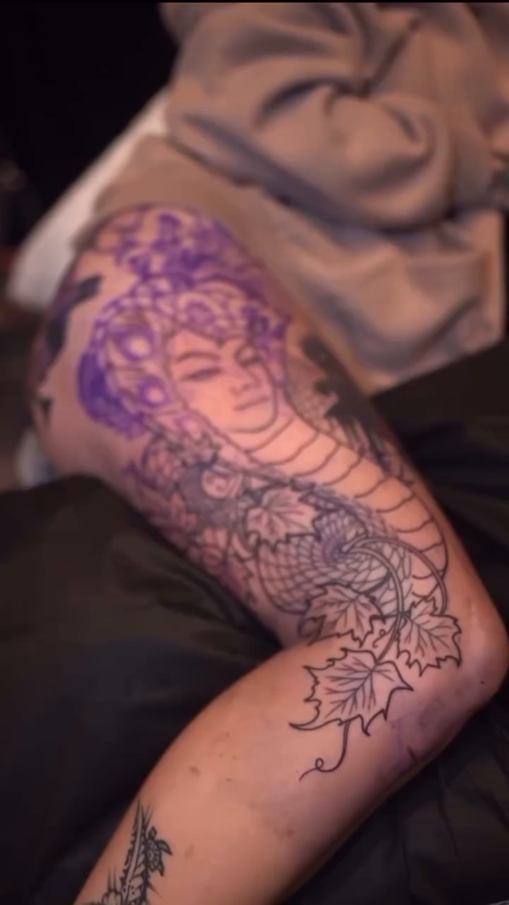 Tattoo by @lindseylanetattoos — black_and_grey, realism