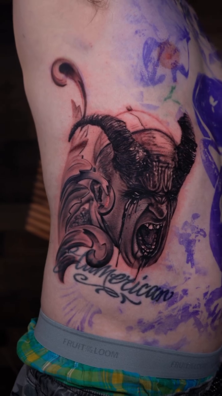 Tattoo by @davier_del_castillo — black_and_grey, realism