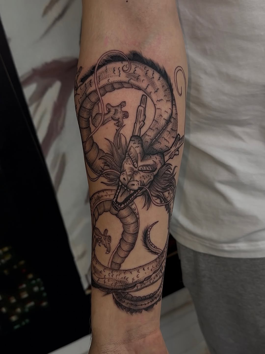 Tattoo by @tattsbykimbo — japanese_irezumi, black_and_grey