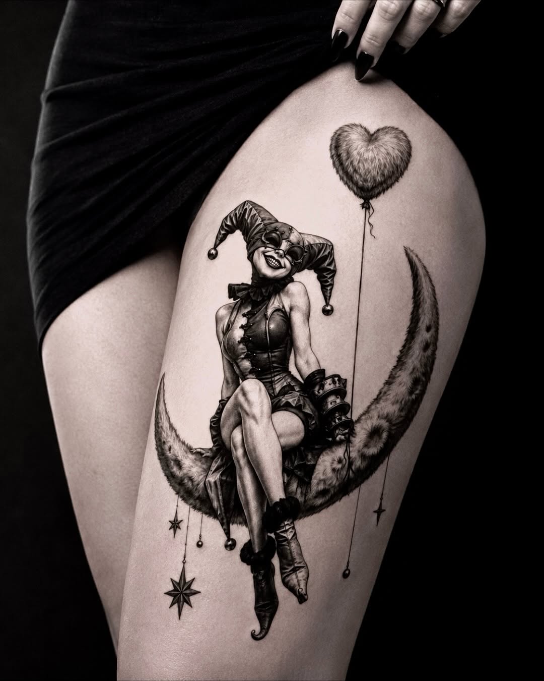 Tattoo by @melo_tatt — realism, black_and_grey