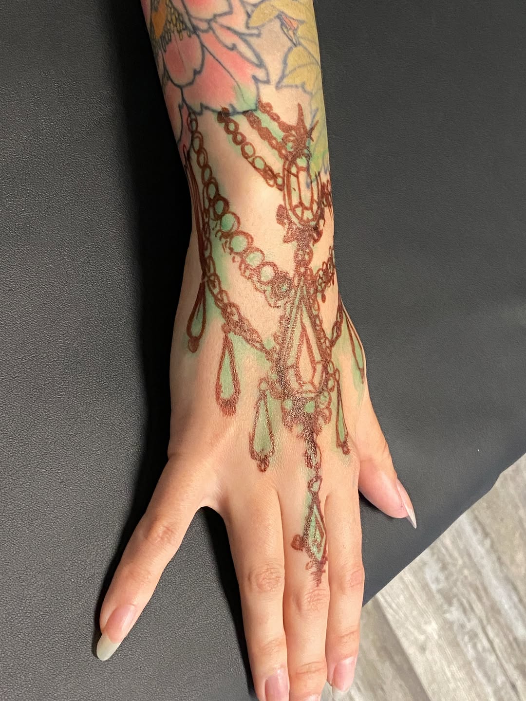 Tattoo by @black_casket — ornamental, fine_line