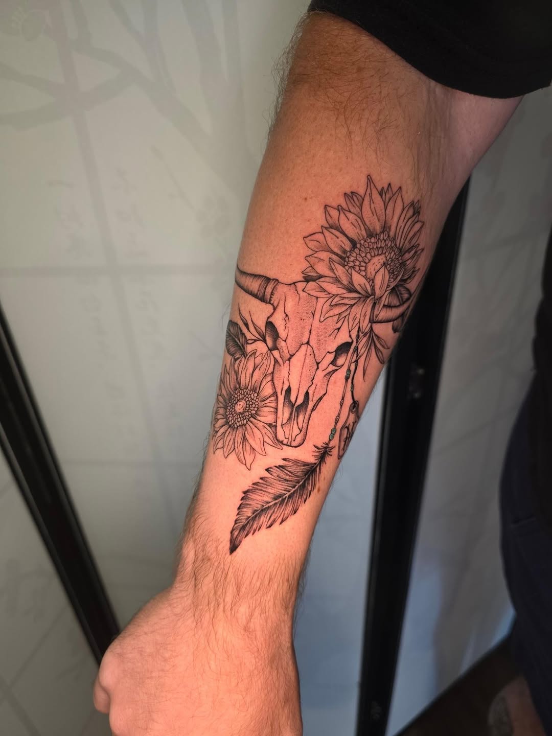 Tattoo by @shades_of_maggie — fine_line, black_and_grey