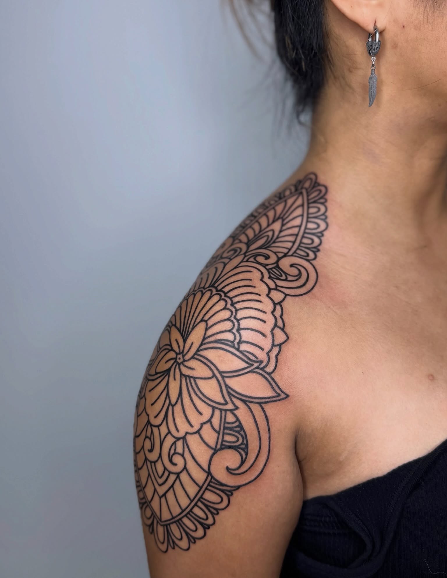 Tattoo by @jenaperrytattoos — ornamental, geometric