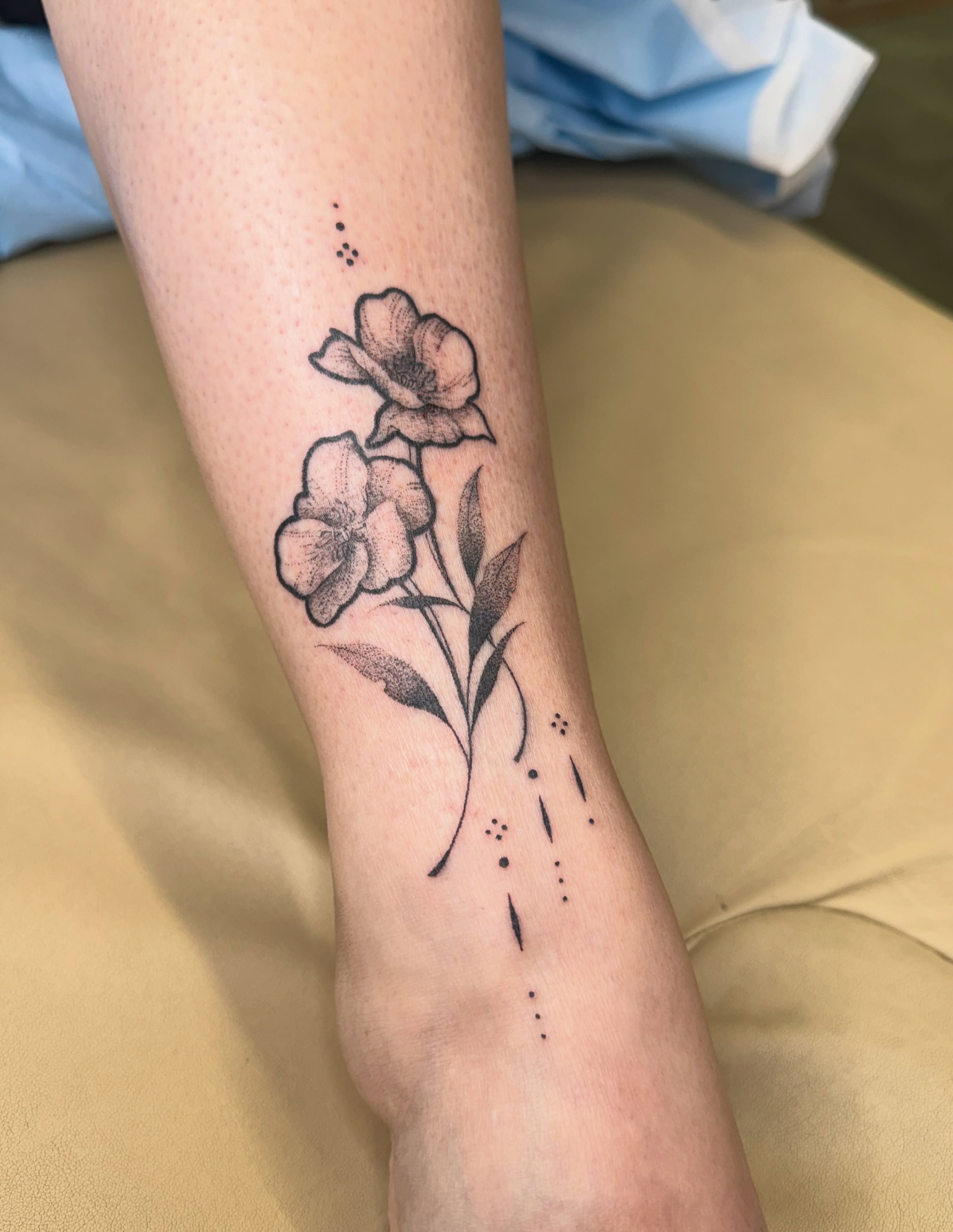 Tattoo by @jenaperrytattoos — fine_line, dotwork