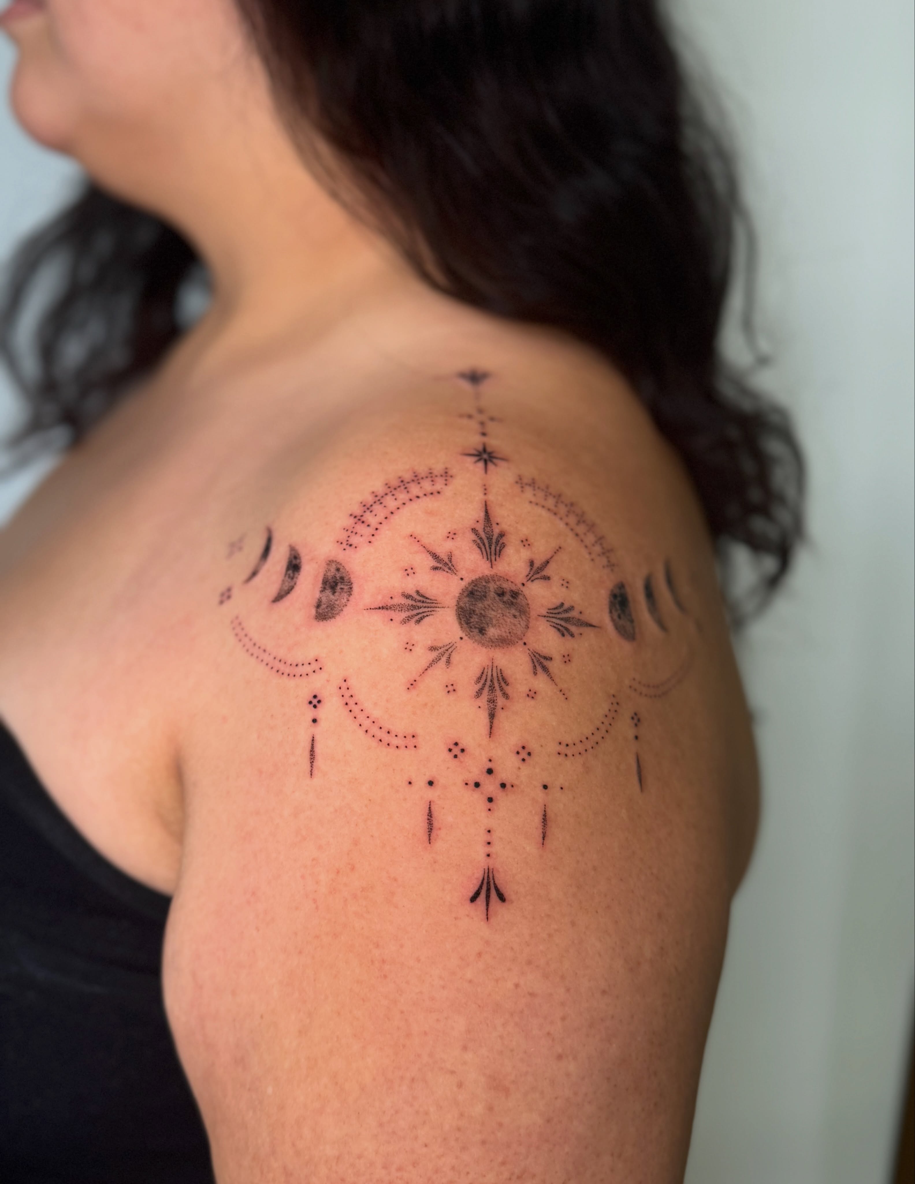 Tattoo by @jenaperrytattoos — fine_line, dotwork