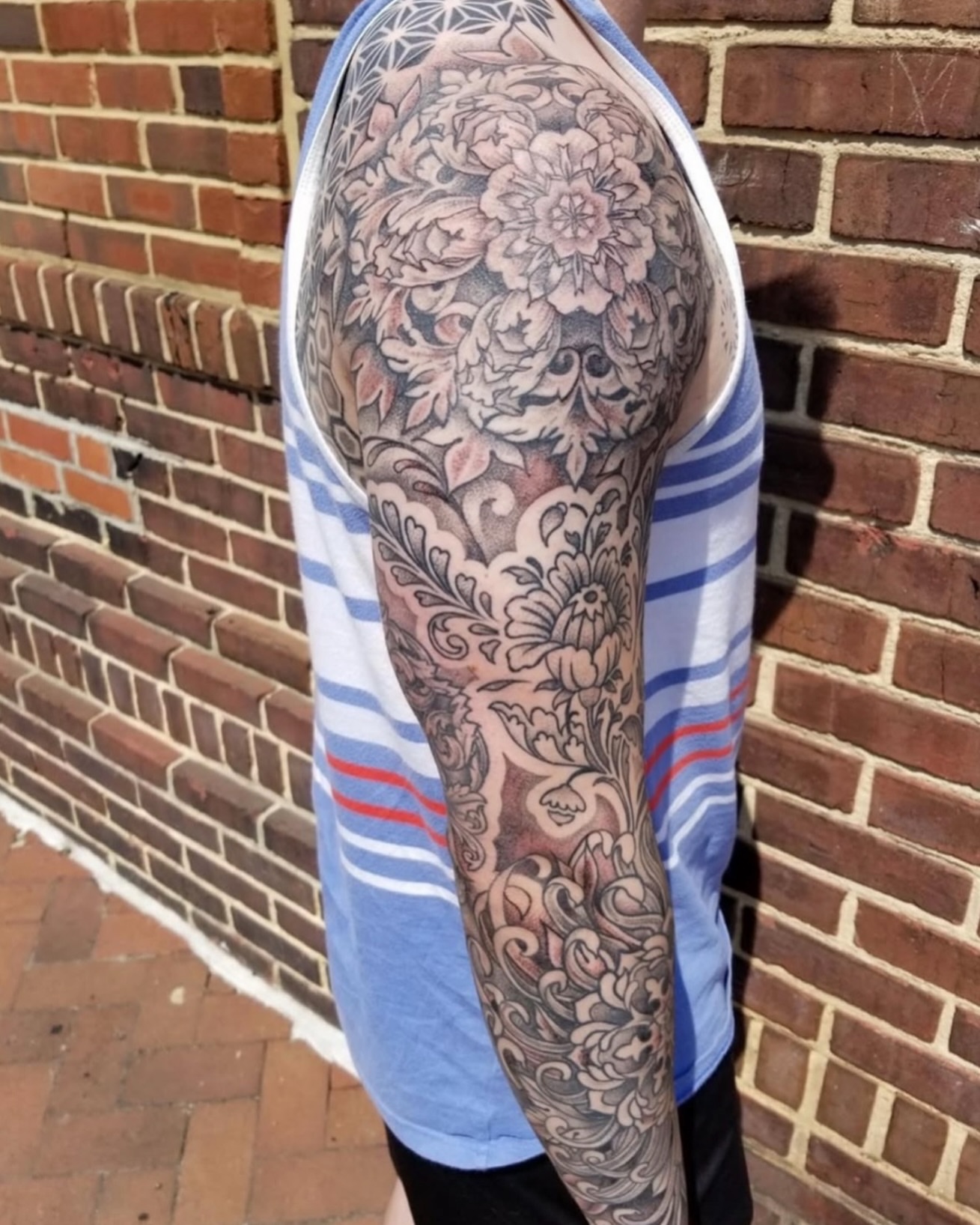 Tattoo by @jackie_tattoos — black_and_grey