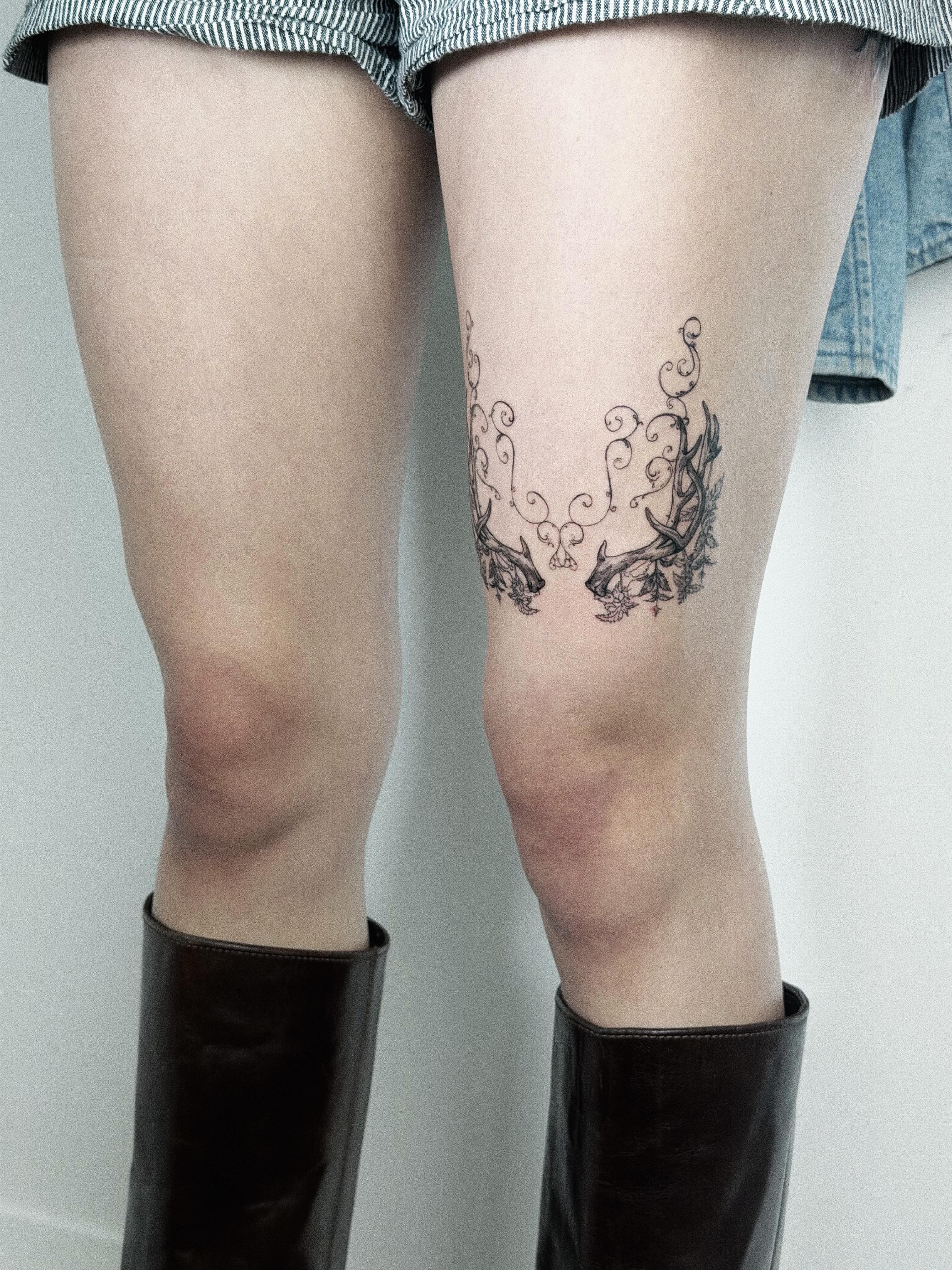 Tattoo by @antivist_tattoo — black_and_grey
