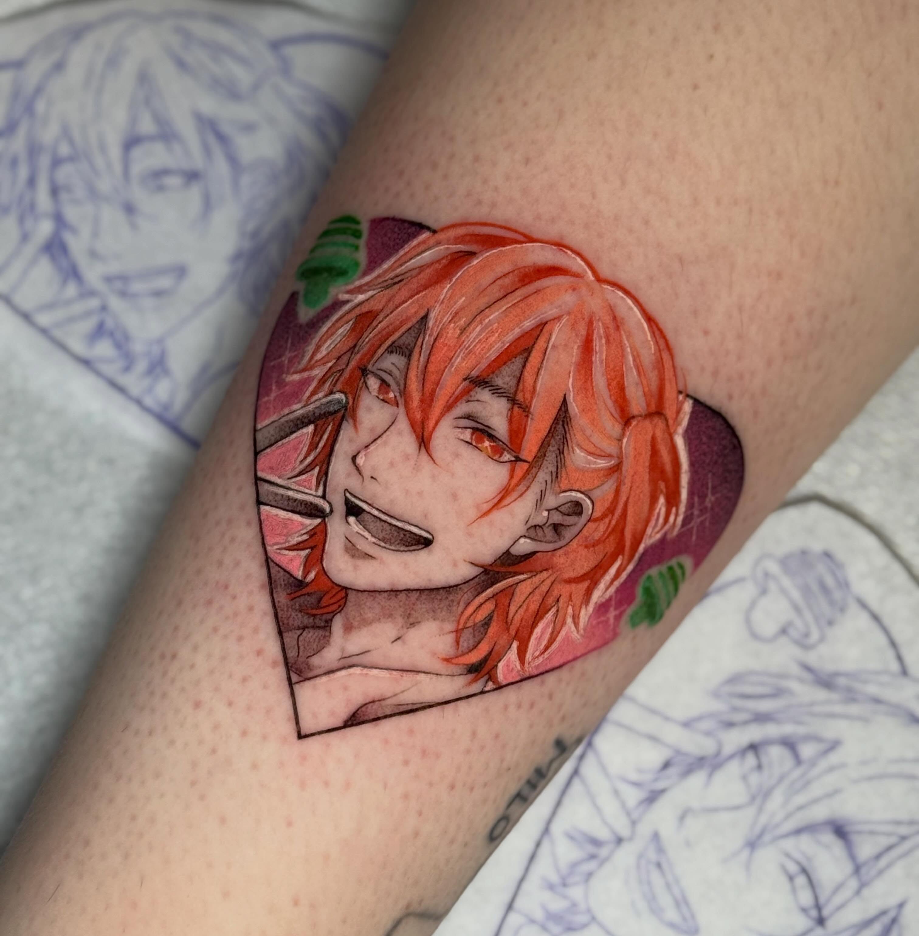 Tattoo by @abi.does.tattoos β anime