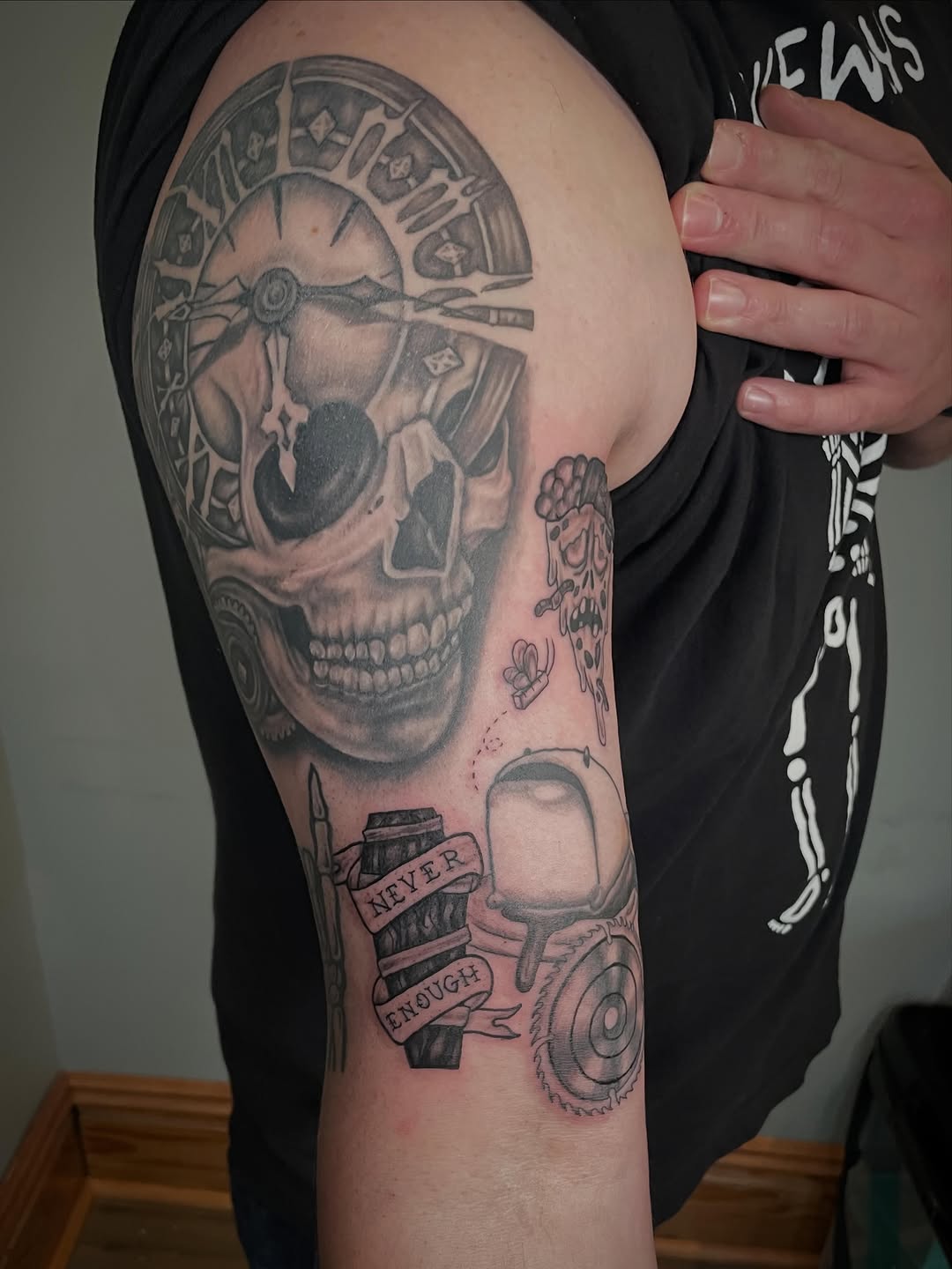 Tattoo by @inkbyhannah โ black_and_grey, realism