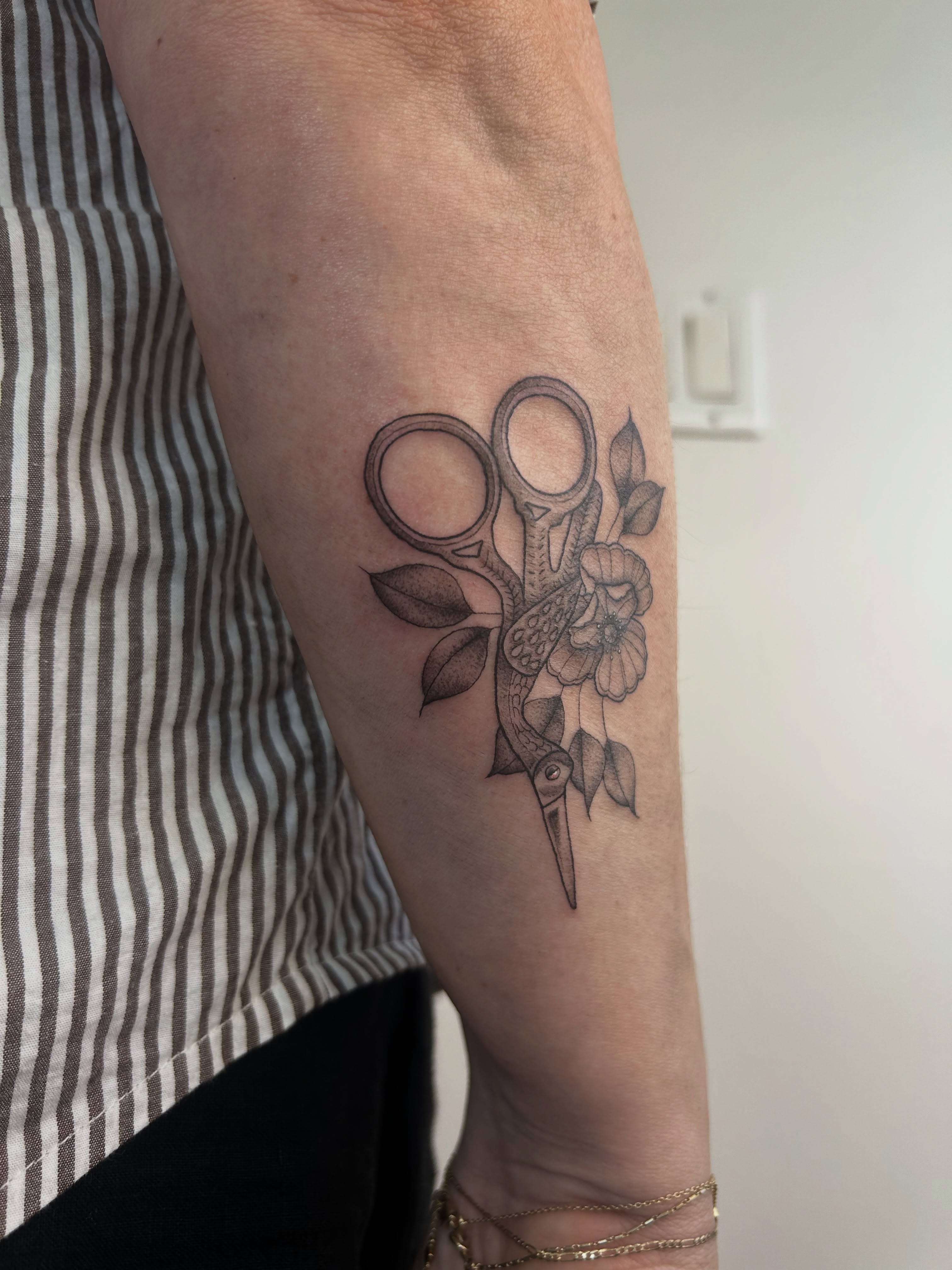 Tattoo by @bria.tattoos — black_and_grey