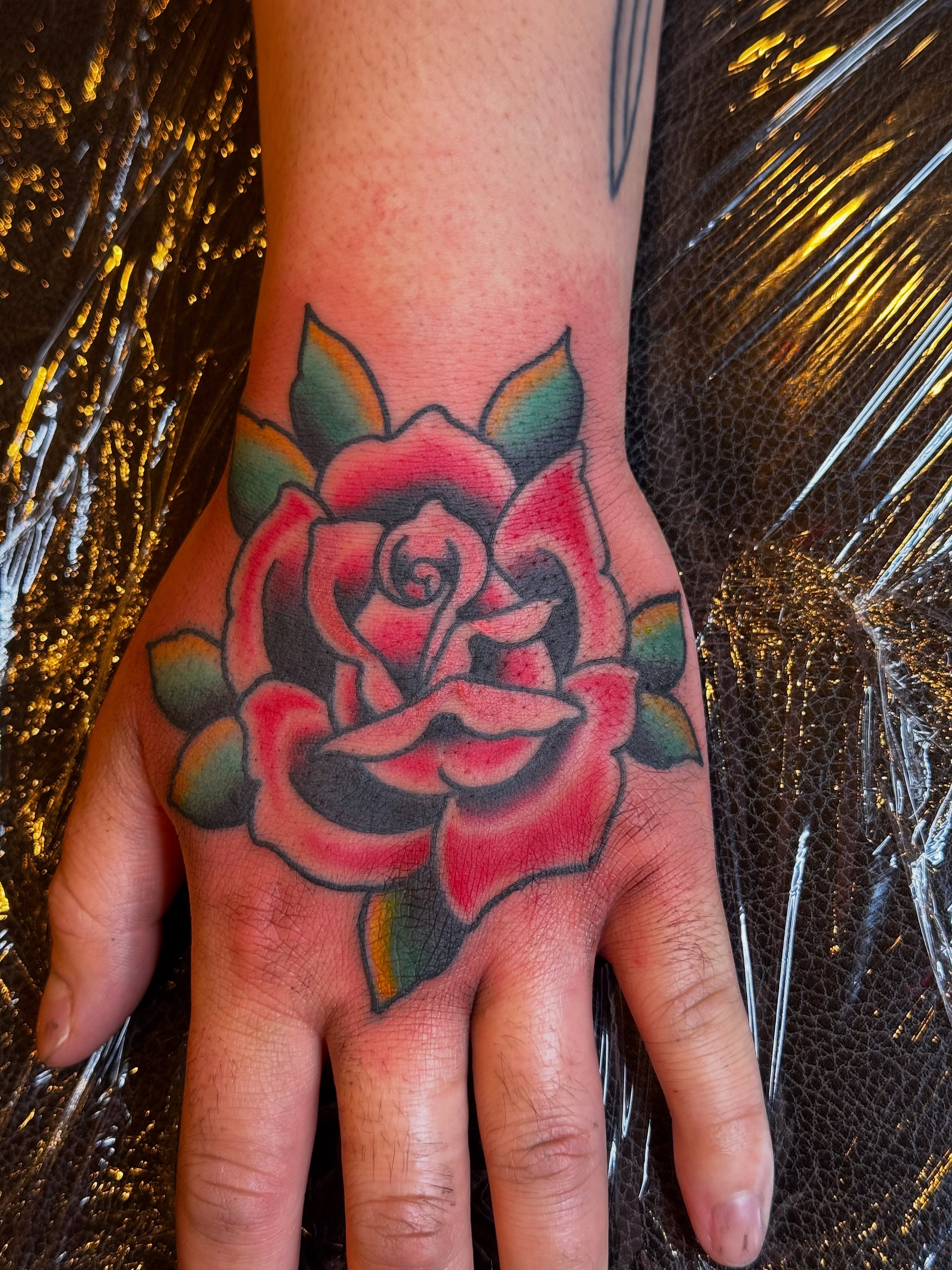 Tattoo by @thepinkmanther — american_traditional