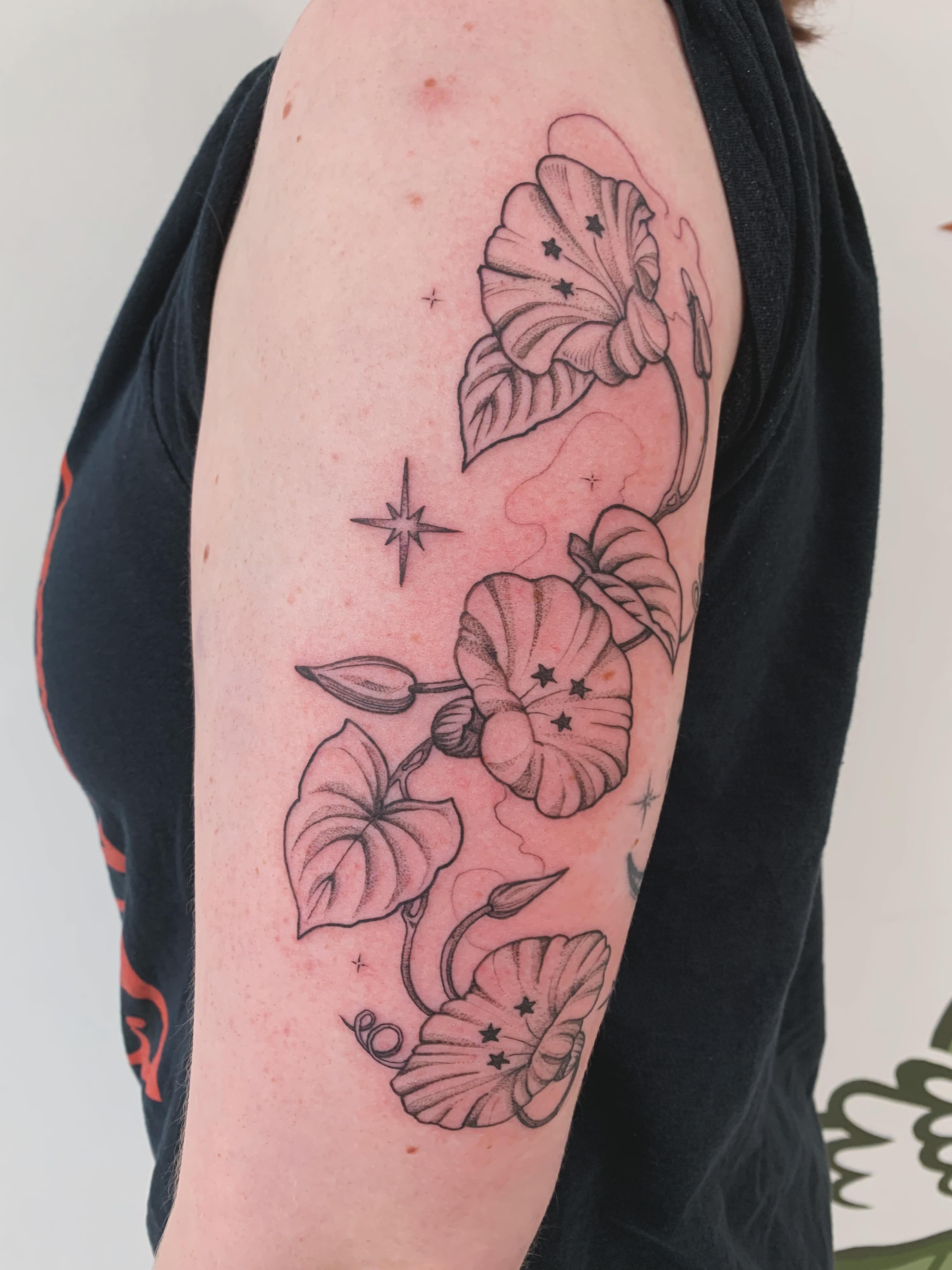 Tattoo by @peripeteiah — black_and_grey