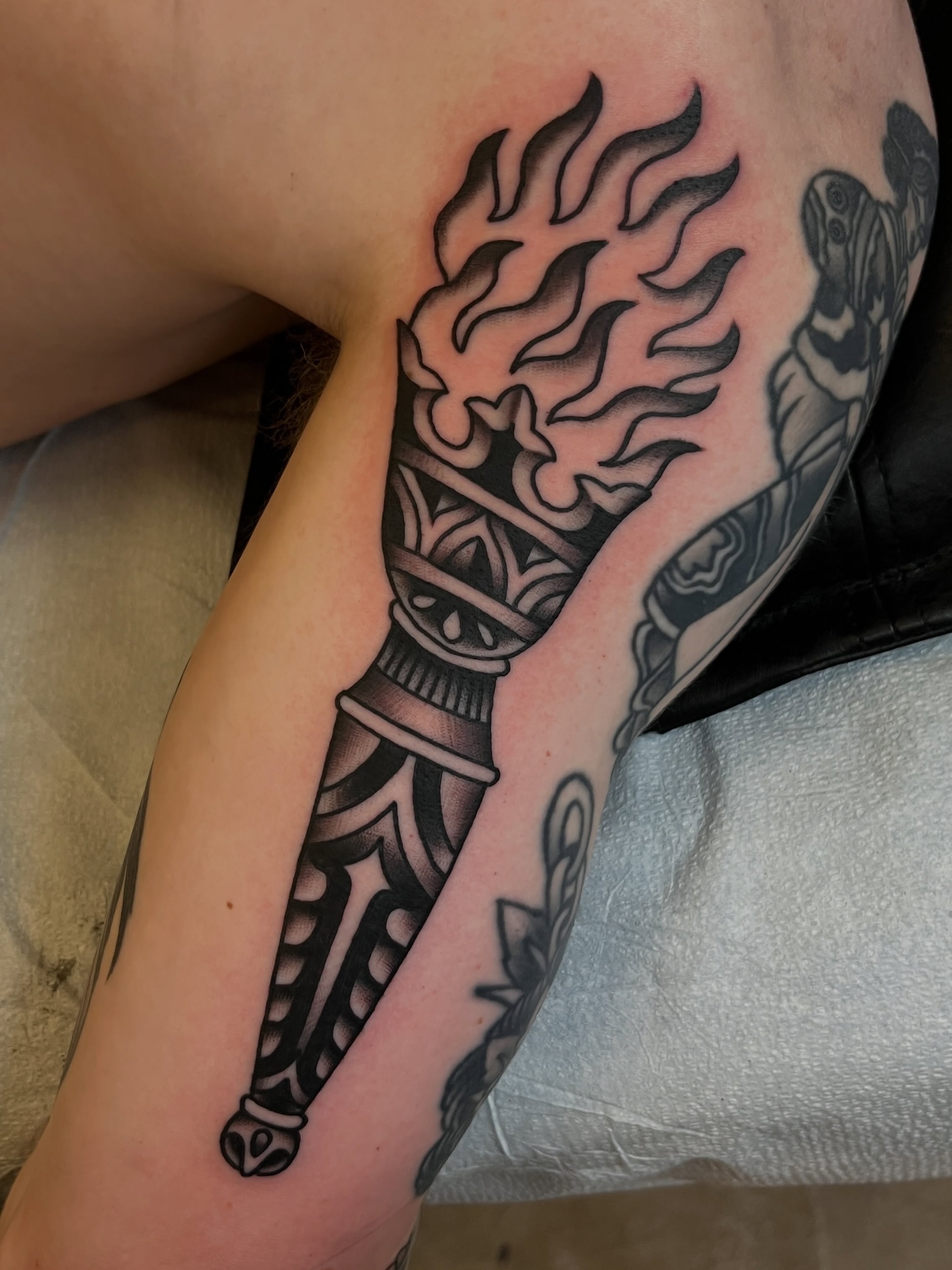 Tattoo by @anthony_tattooer — black_and_grey
