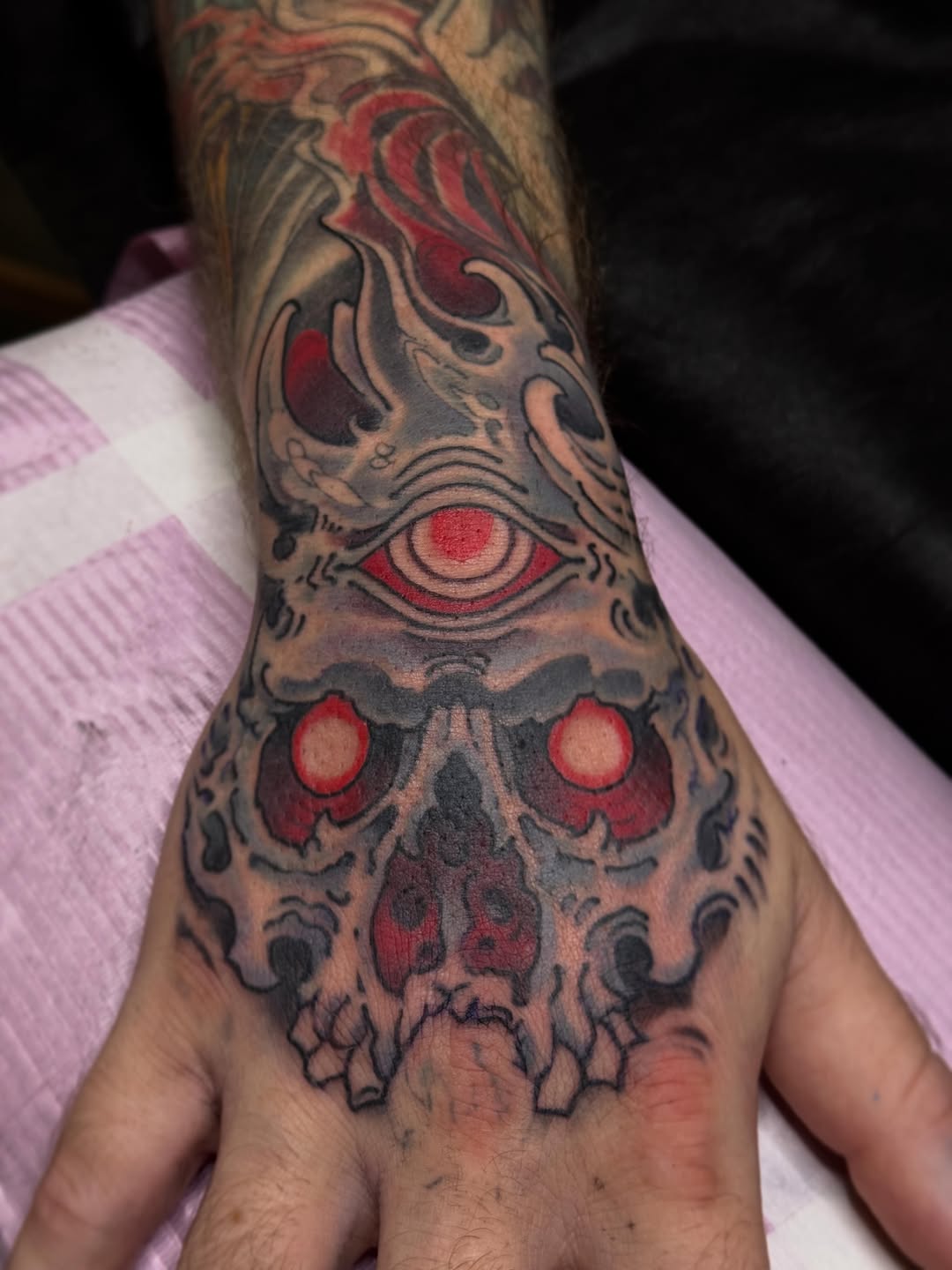 Tattoo by @petevaca — dark_realism, blackwork