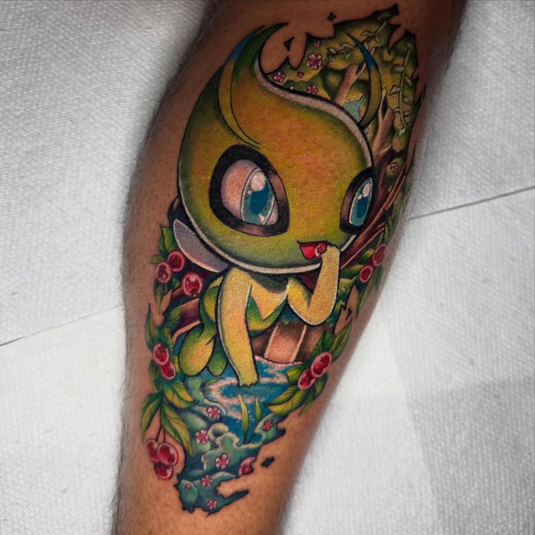 Tattoo by @fakkubunny — new_school, anime