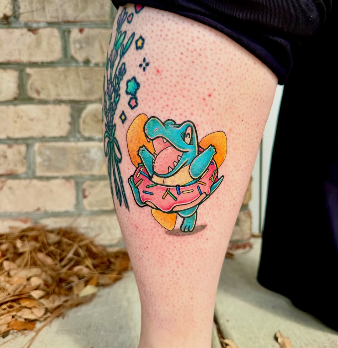 Tattoo by @bsomebodytattoos — dotwork