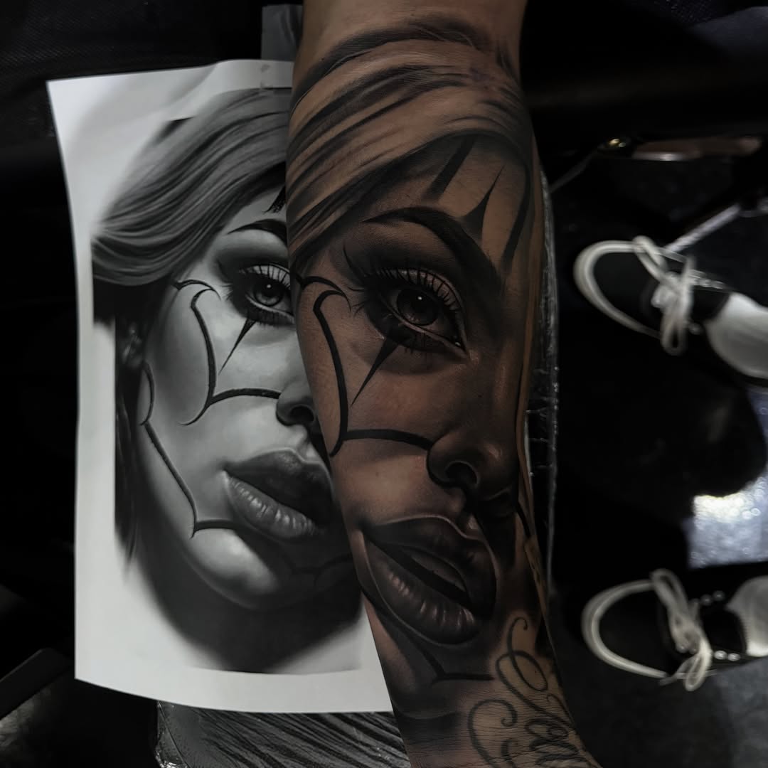 Tattoo by @tattoo_beez — chicano, realism